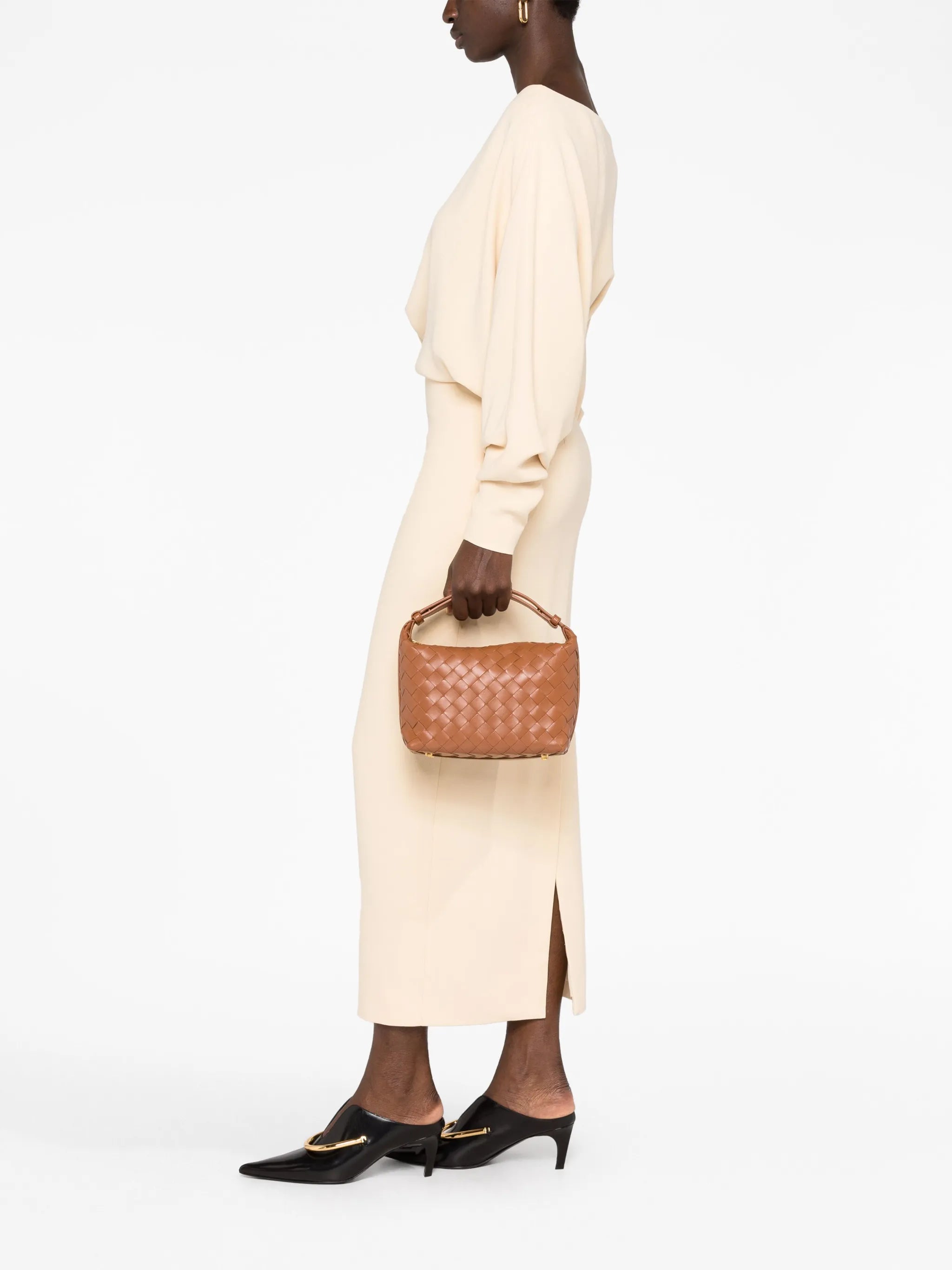 small Wallace leather tote bag