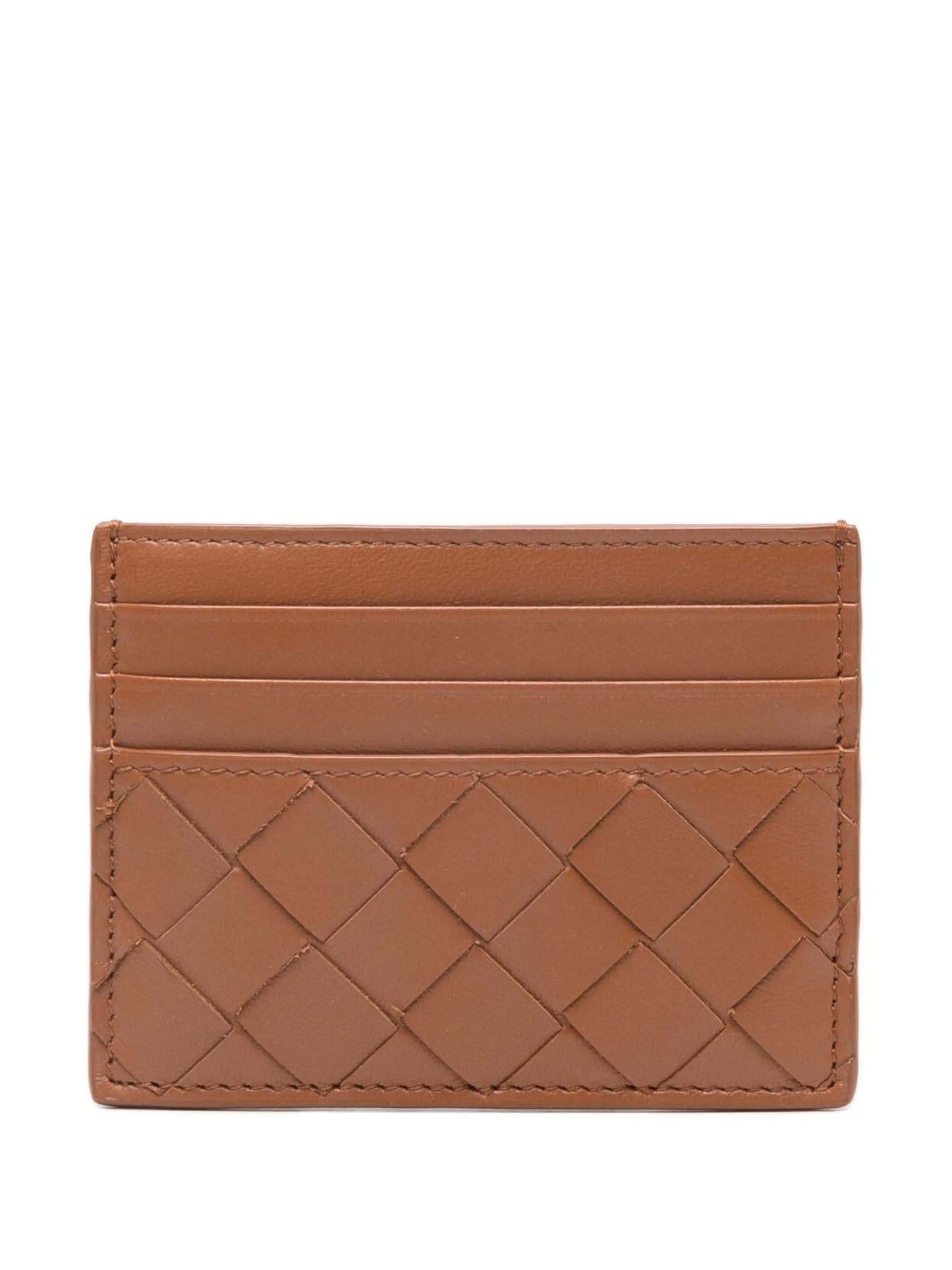 Intrecciato card holder