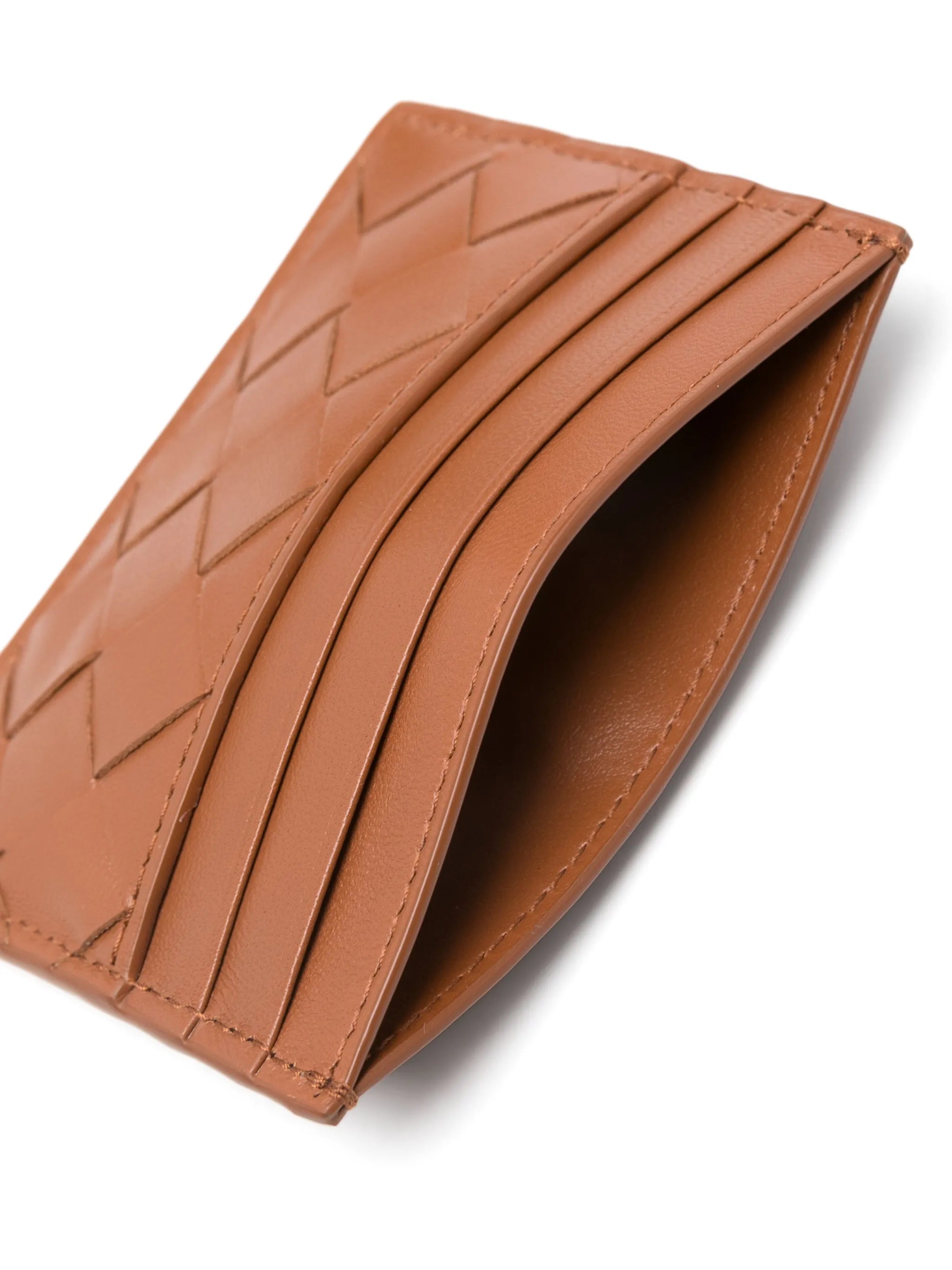 Intrecciato card holder