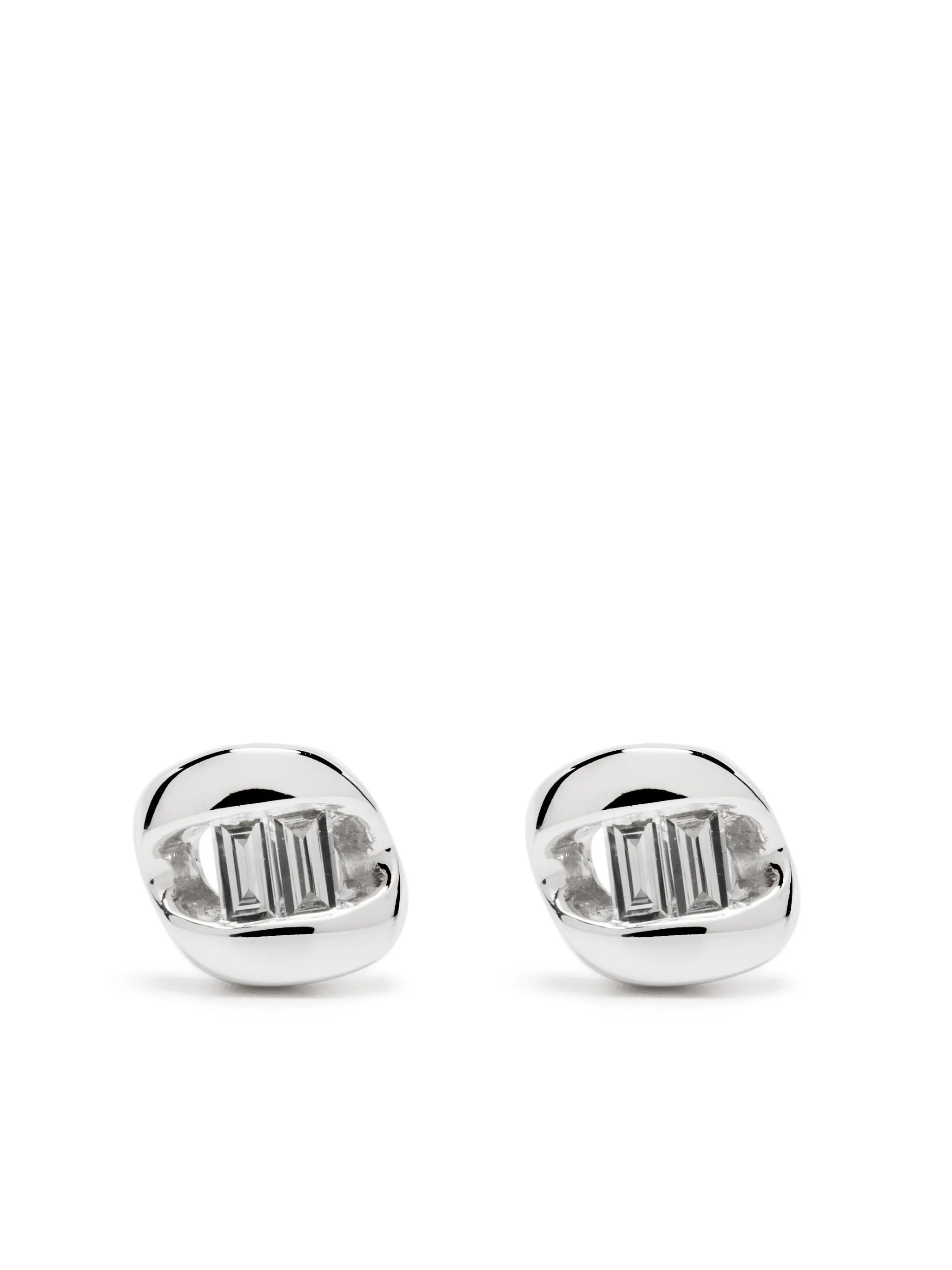 14kt white gold Remi Florence diamond stud earrings