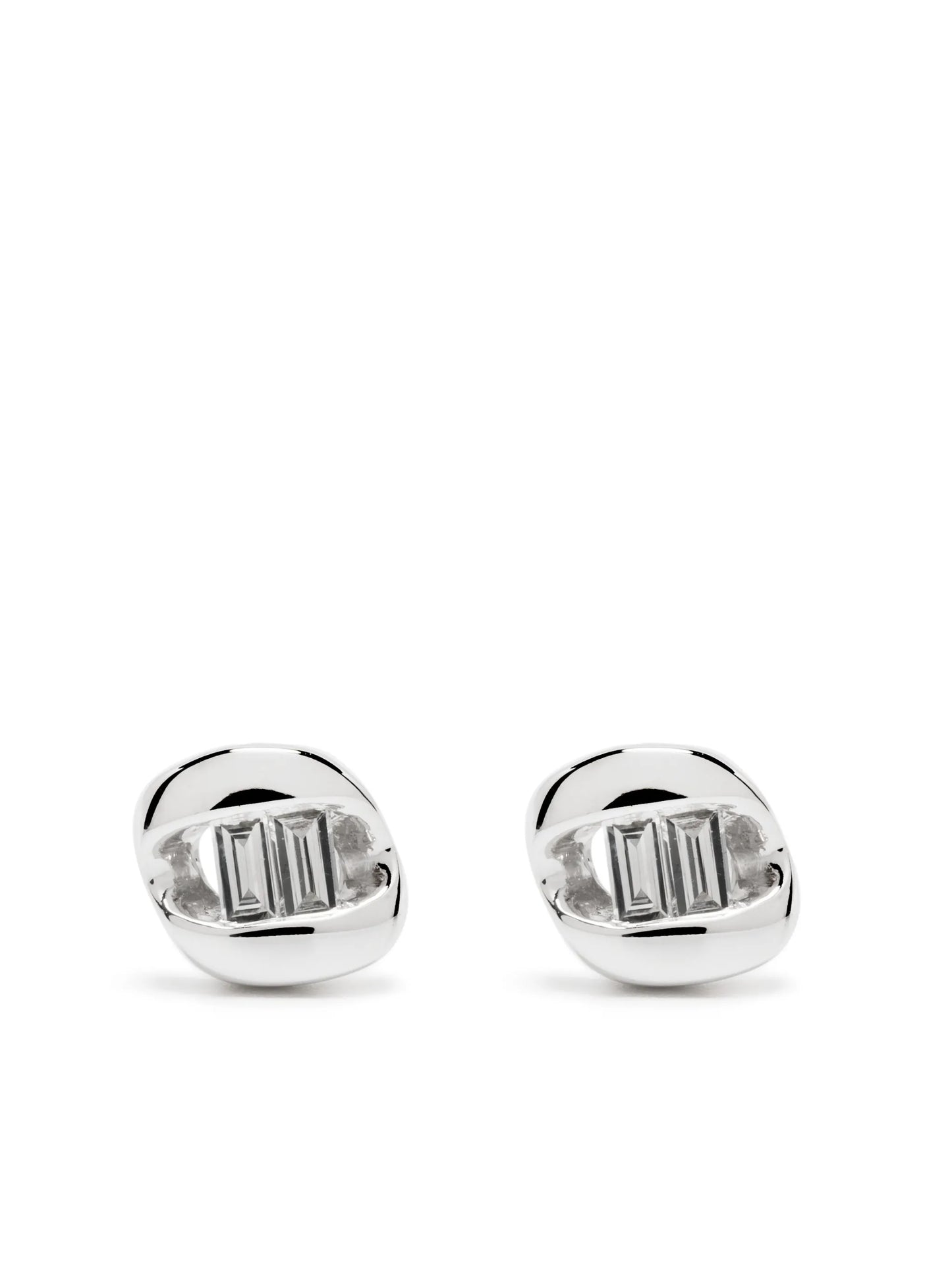 14kt white gold Remi Florence diamond stud earrings