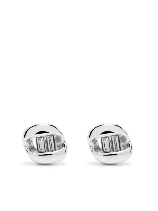 14kt white gold Remi Florence diamond stud earrings