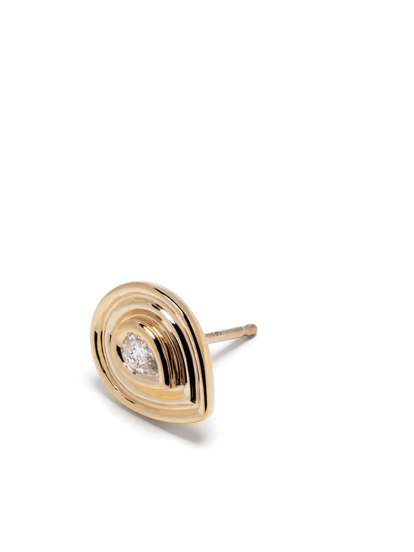 14kt yellow gold Nana Bernice Teardrop diamond earrings