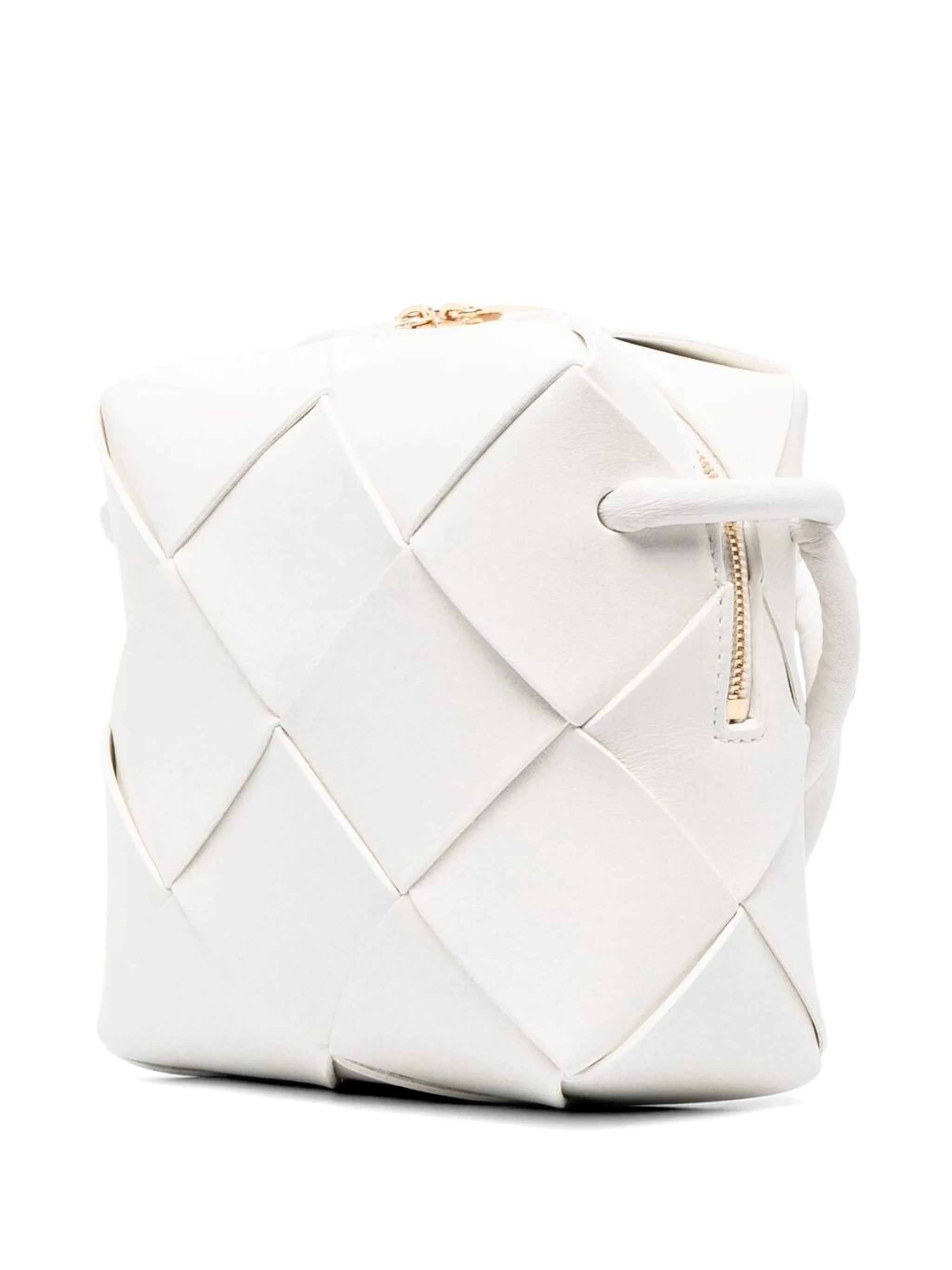 mini Cassette intrecciato-leather crossbody bag