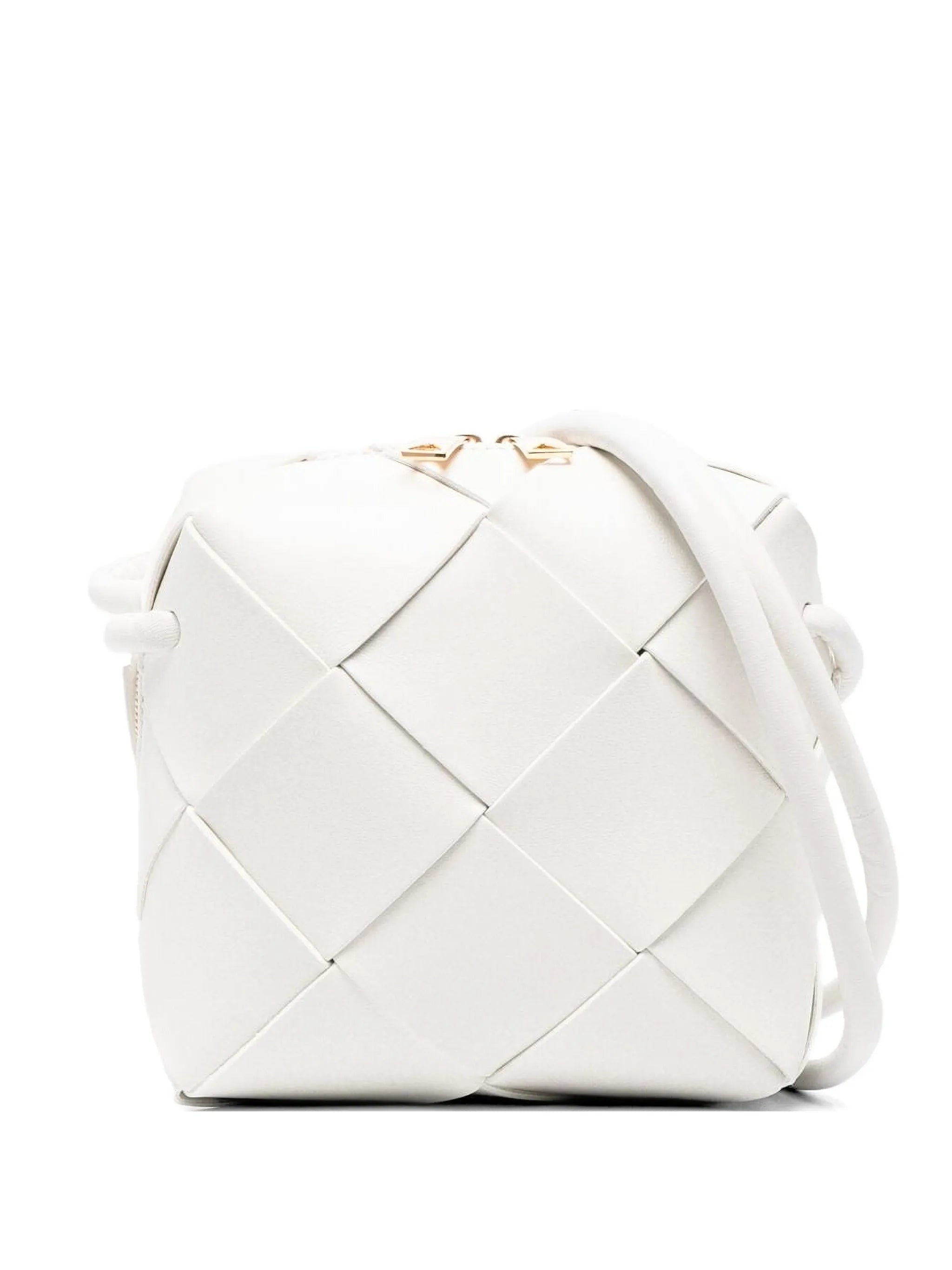 mini Cassette intrecciato-leather crossbody bag