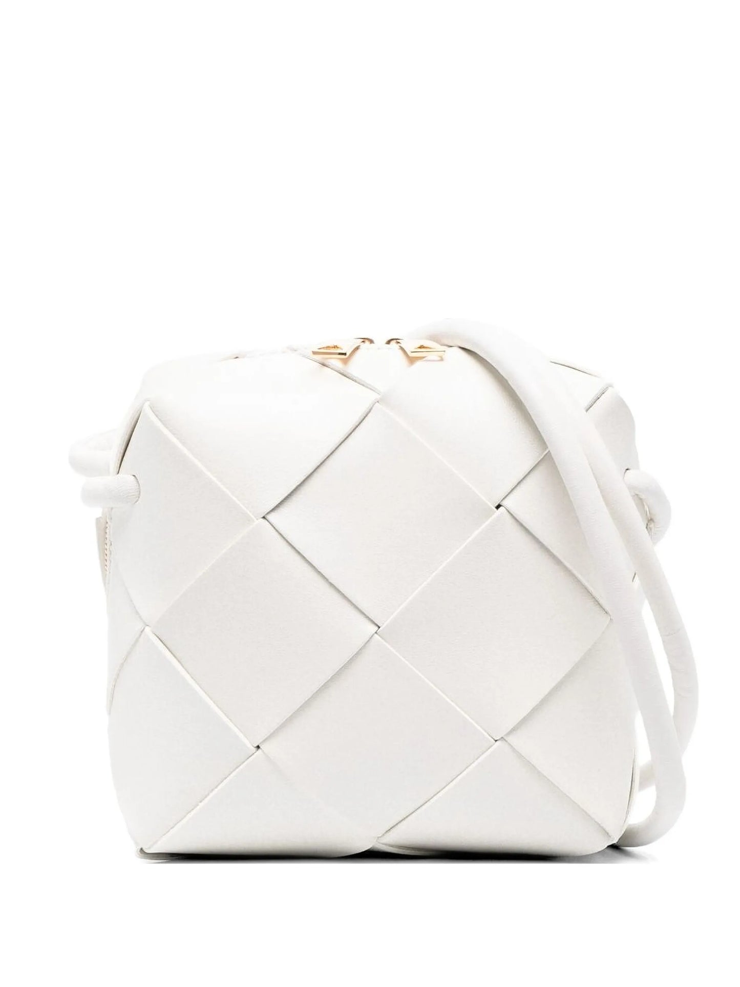 mini Cassette intrecciato-leather crossbody bag