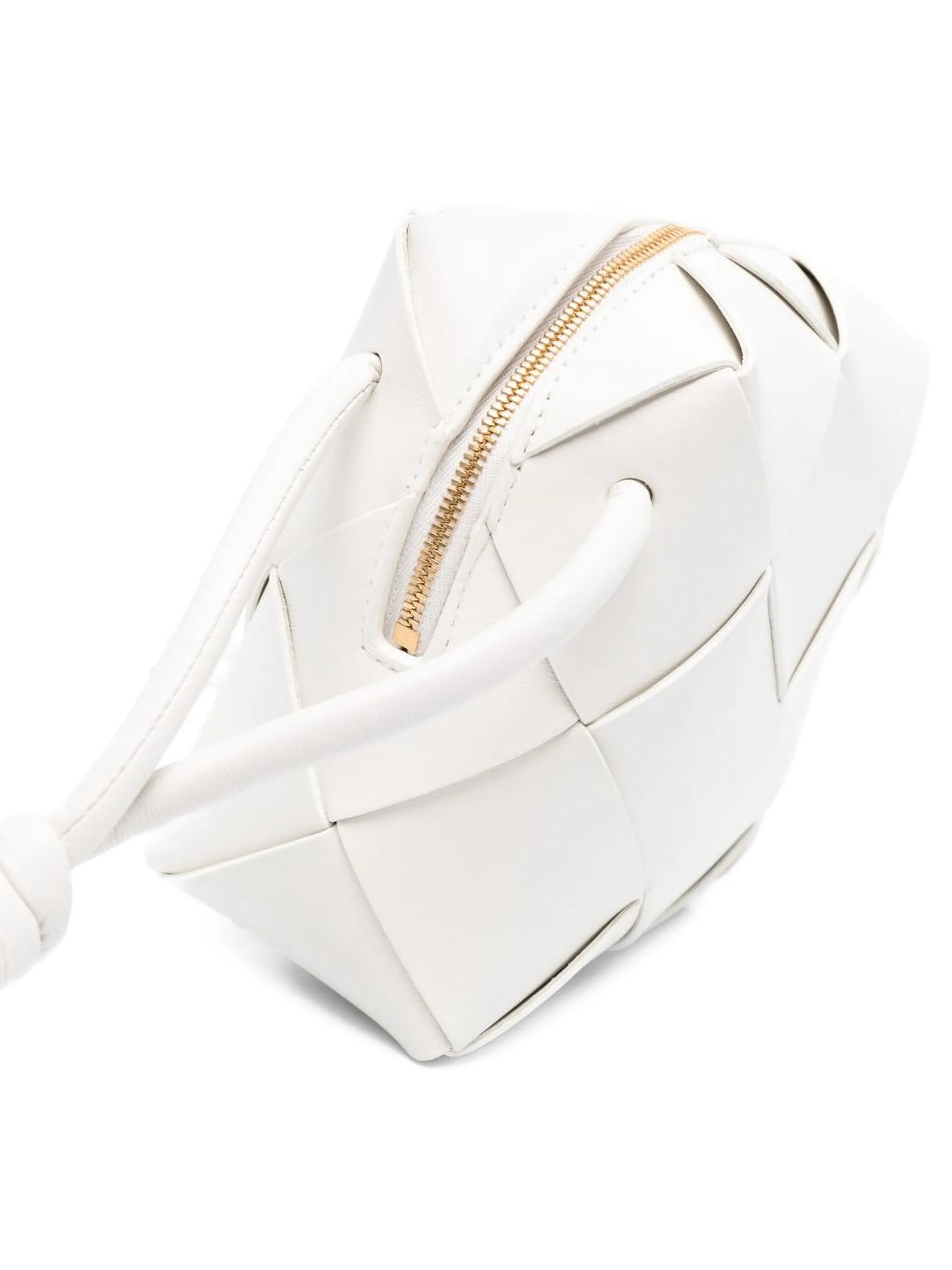 mini Cassette intrecciato-leather crossbody bag