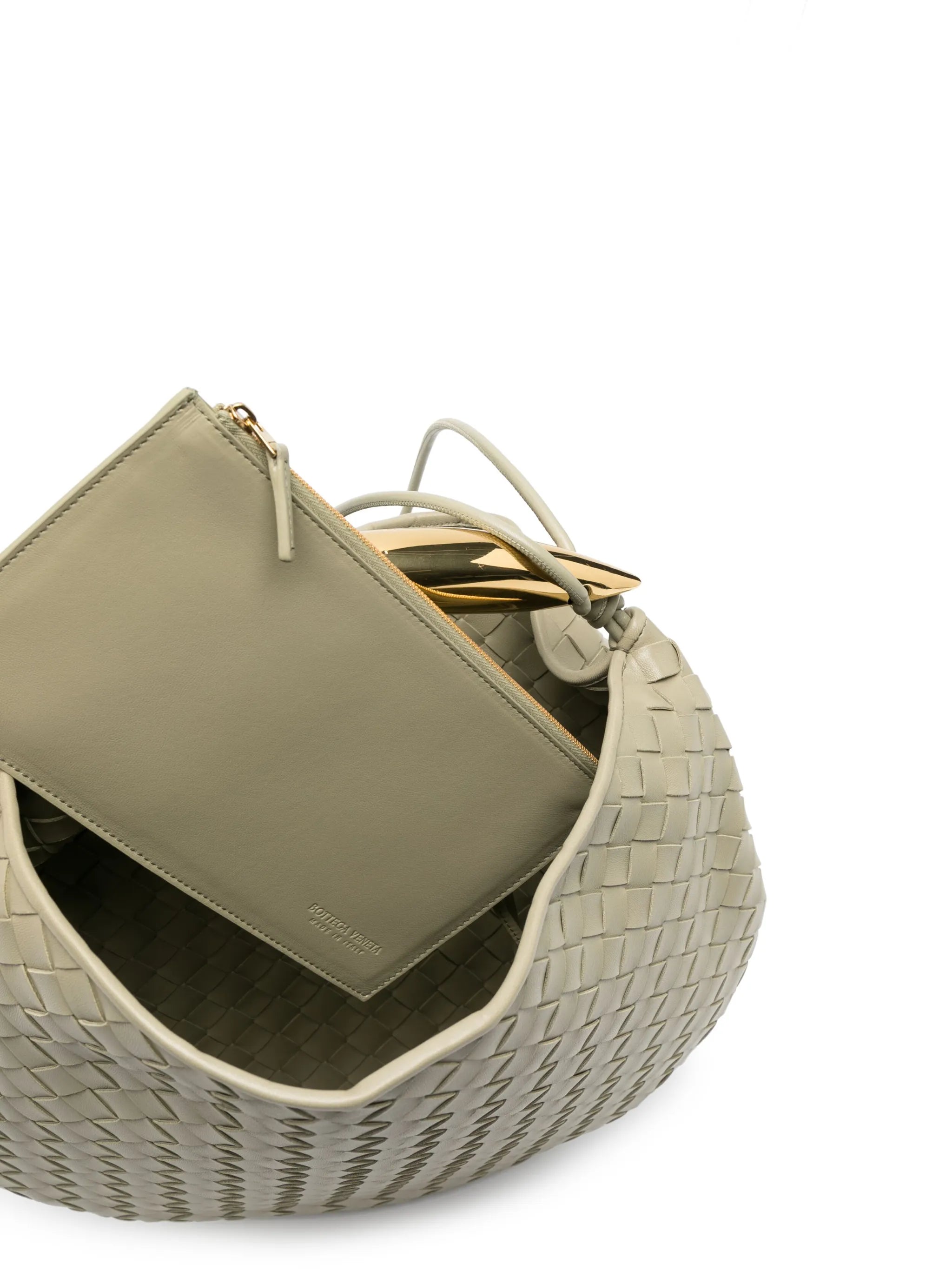 Sardine leather tote bag
