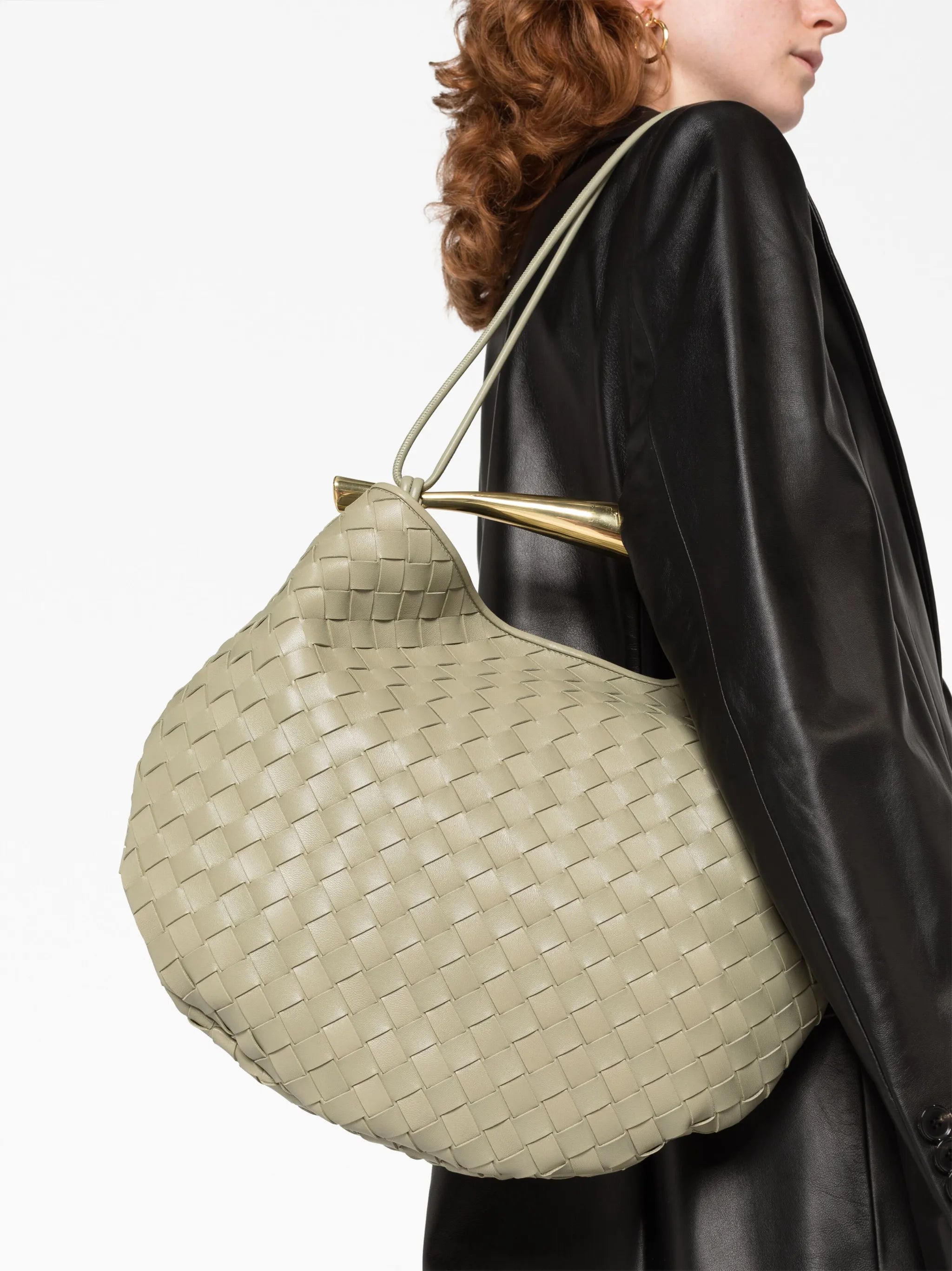 Sardine leather tote bag