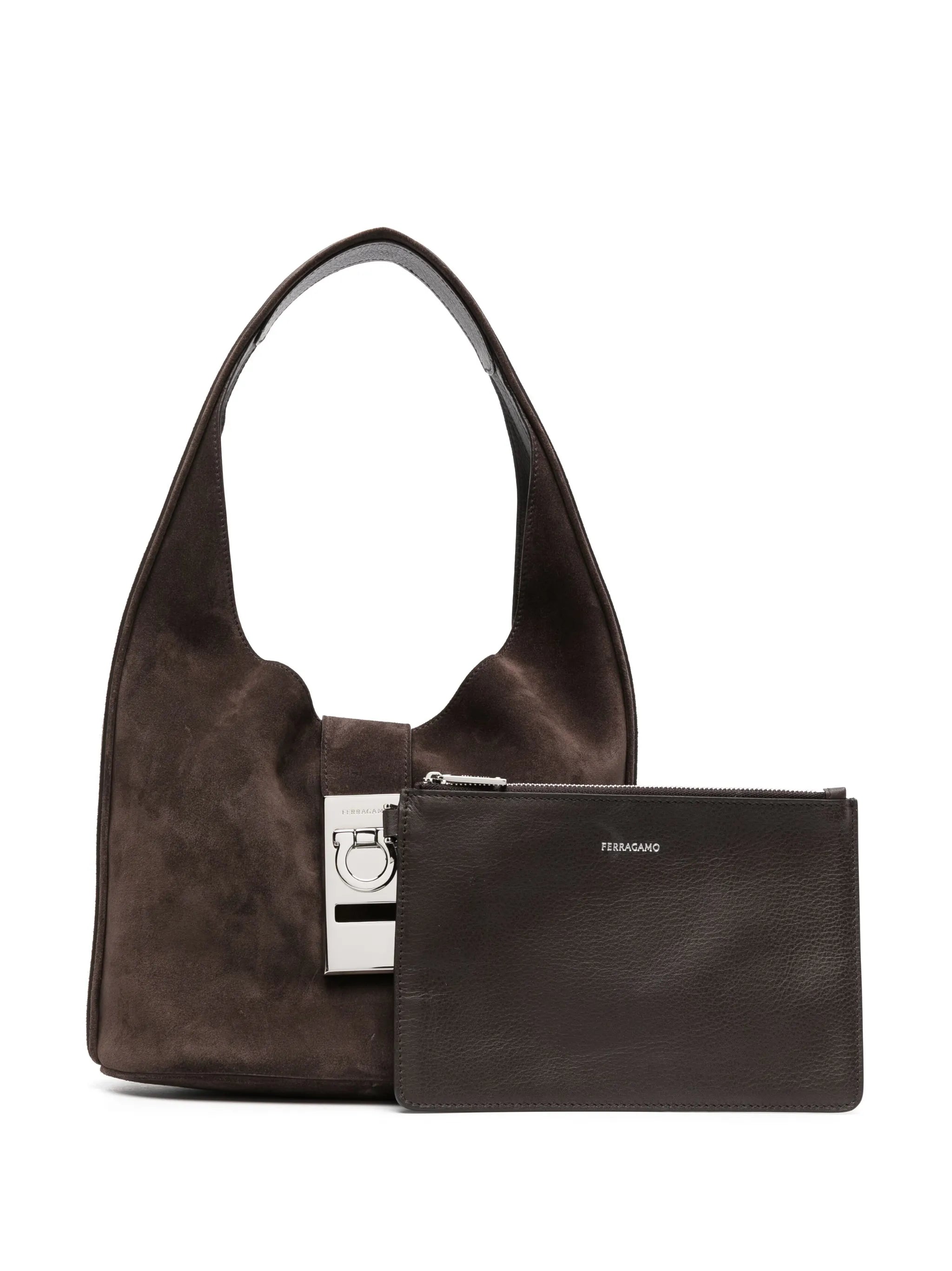 suede tote bag