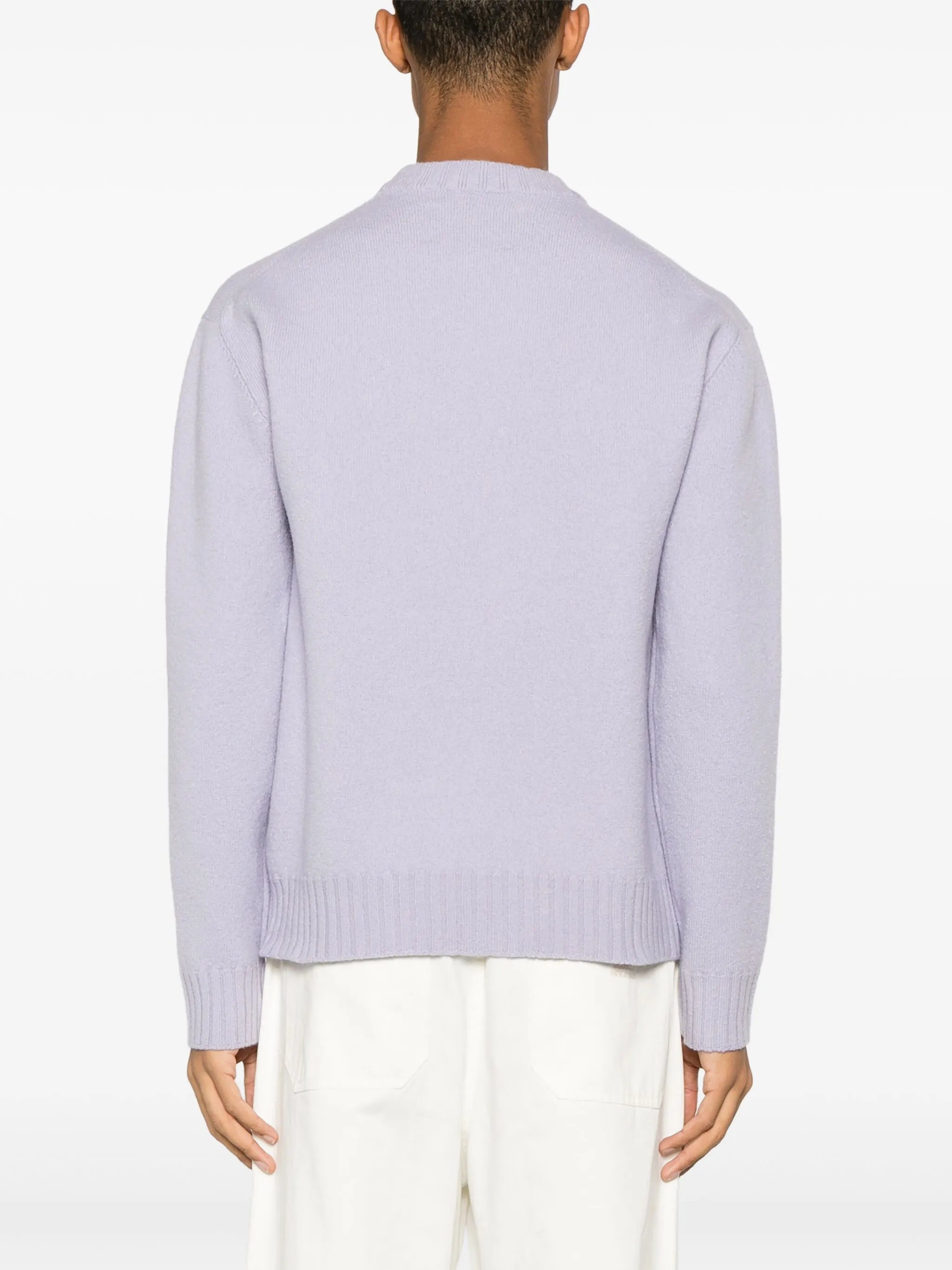 crew neck fine merino-wool jumper