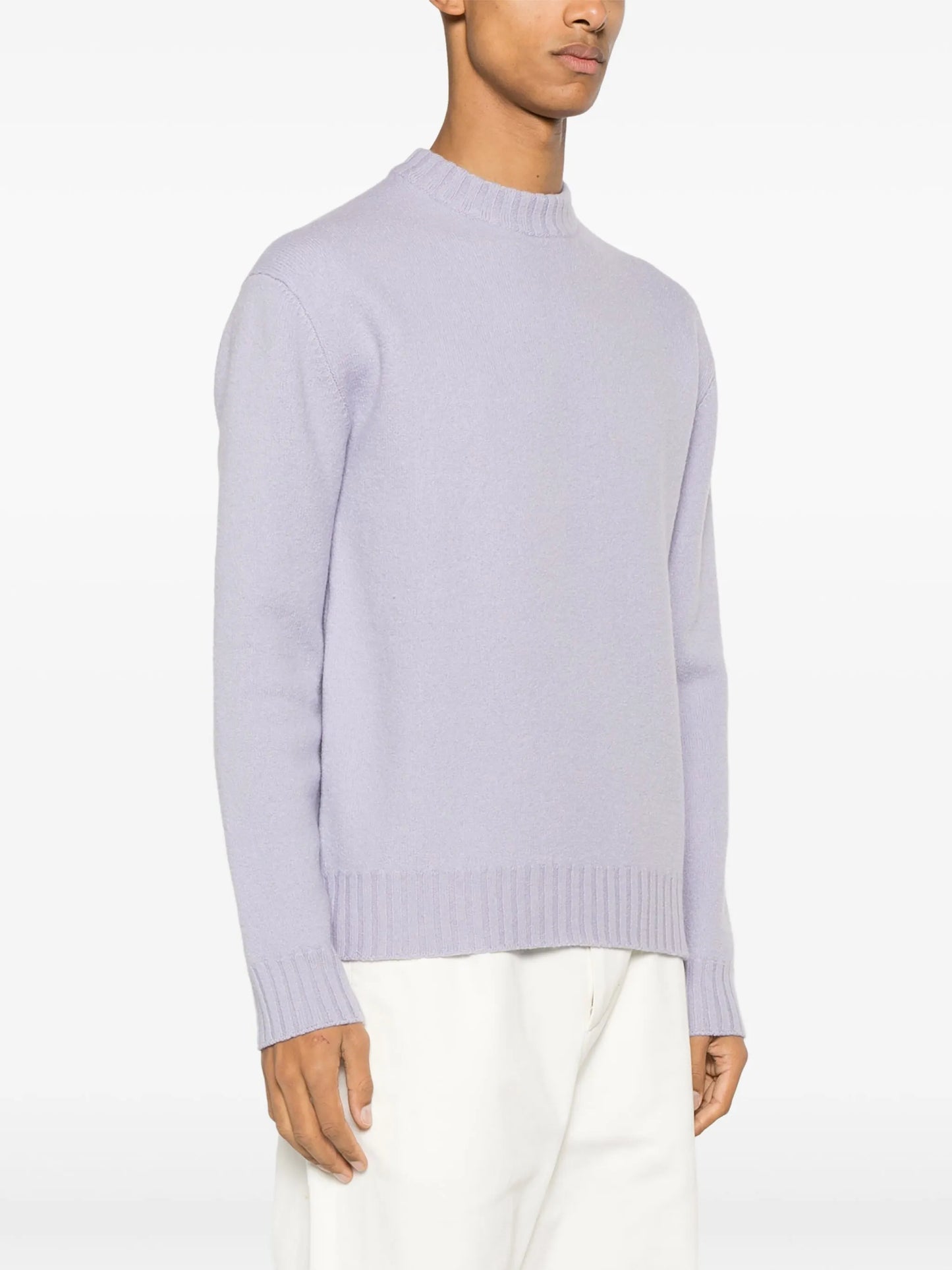 crew neck fine merino-wool jumper