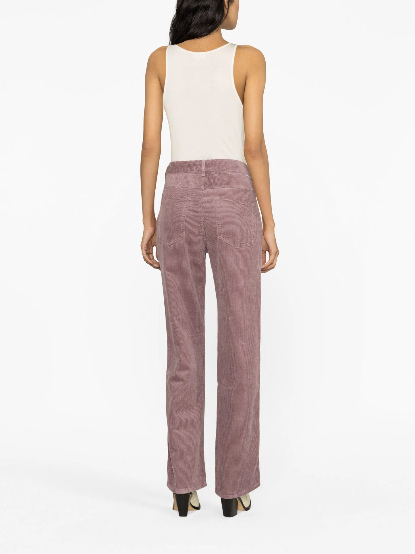 Rwan corduroy straight-leg trousers