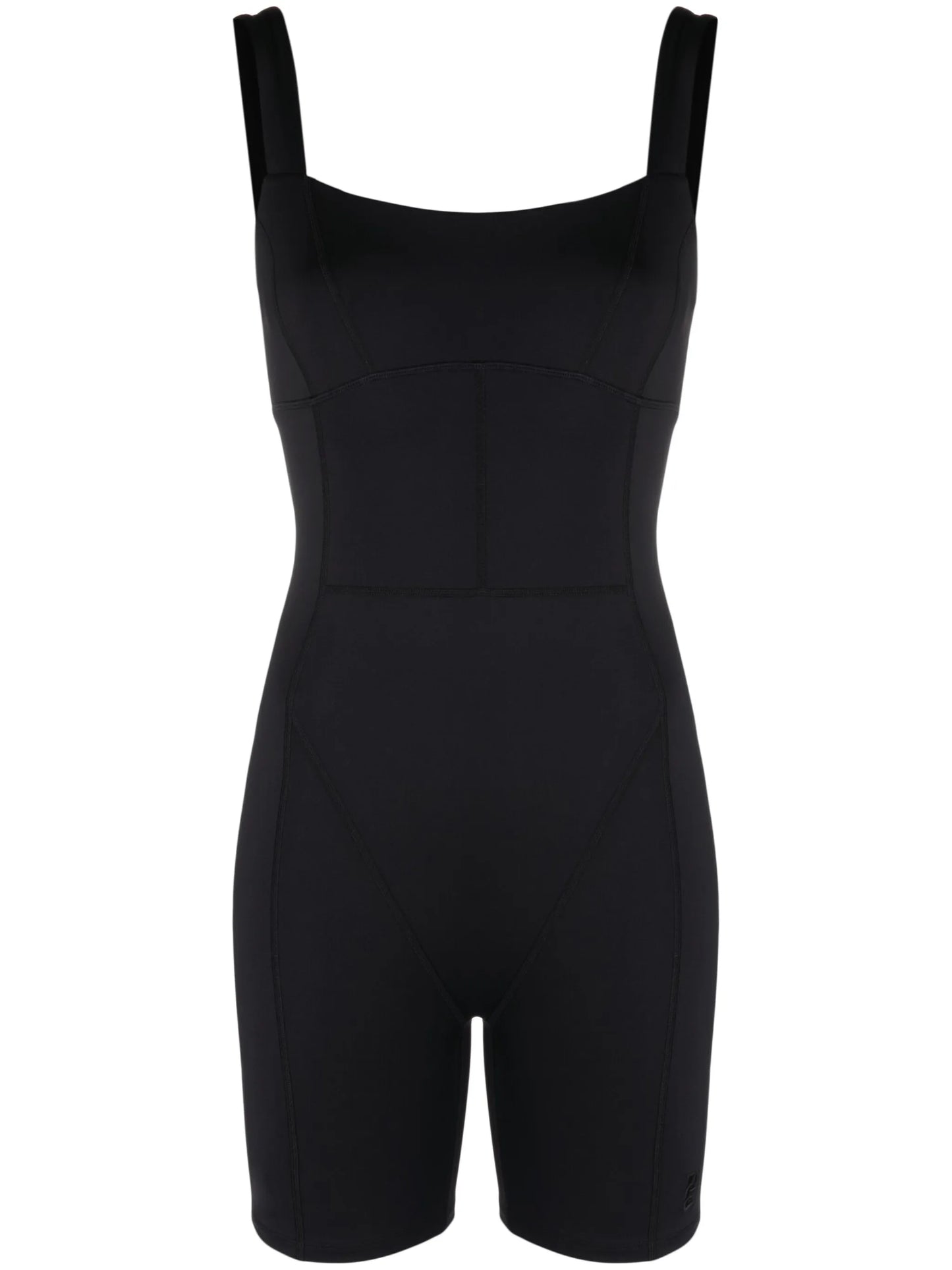 Recalibrate Unitard contrasting-seam jumpsuit