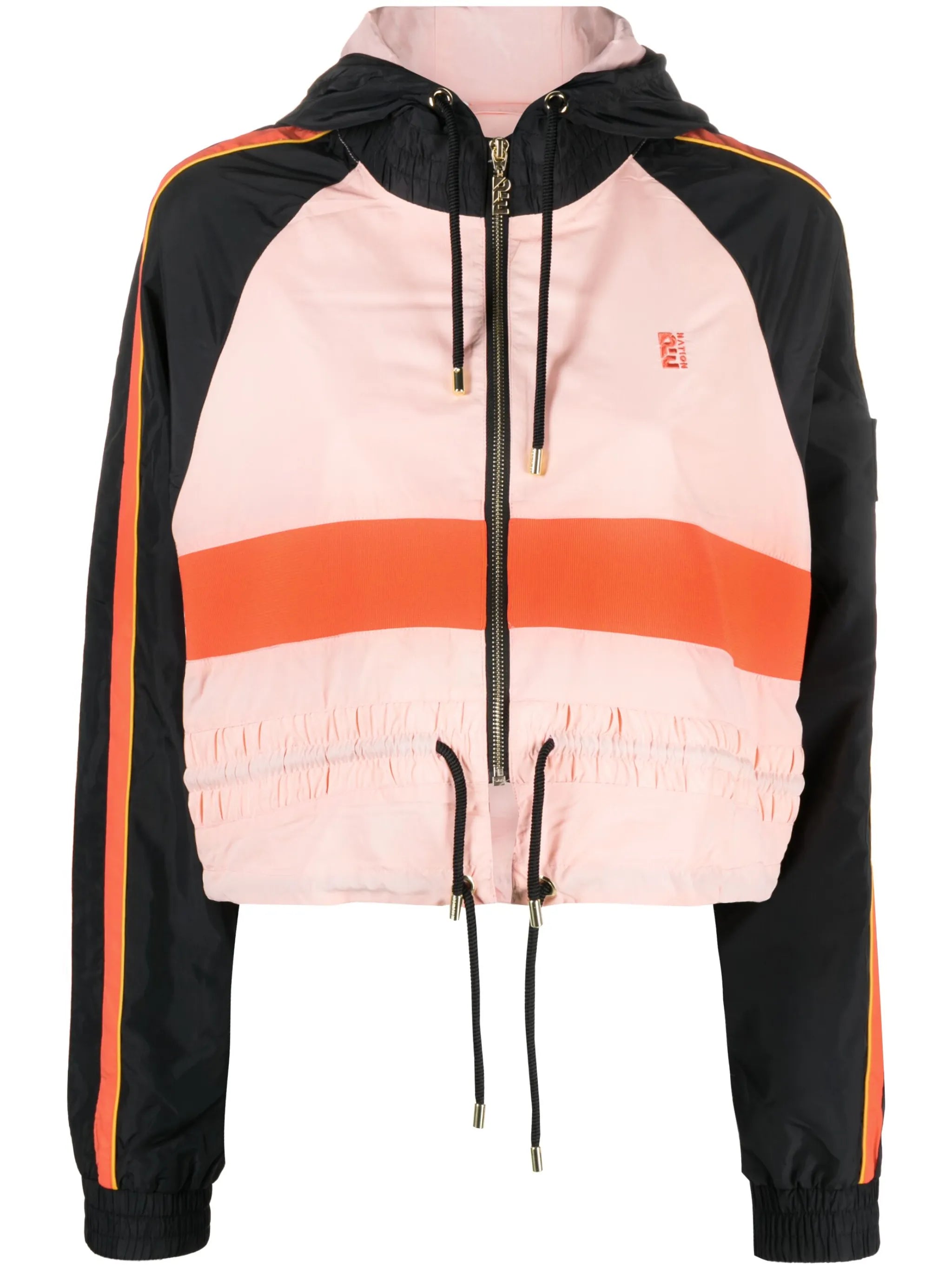 cropped hooded jacket