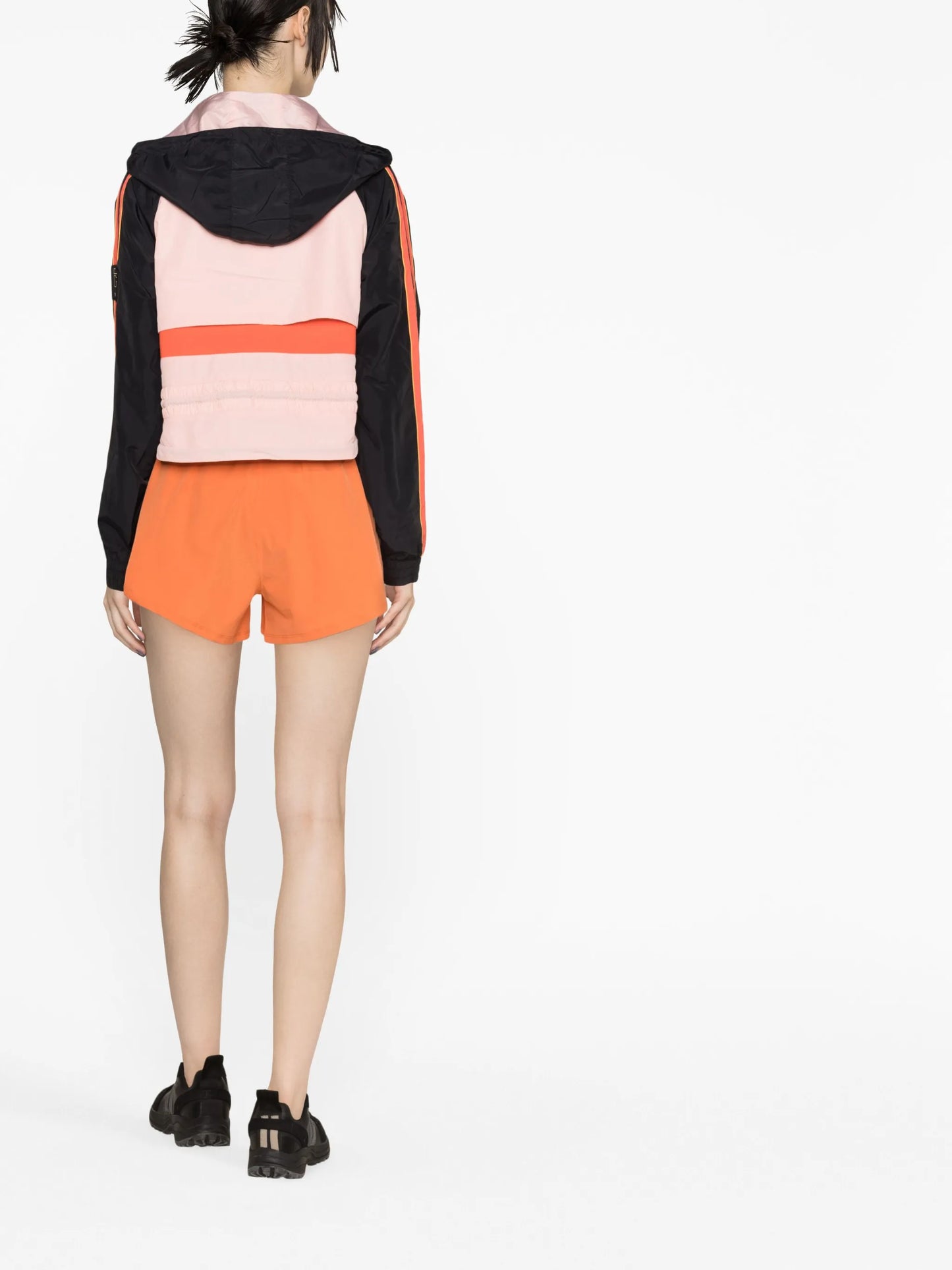cropped hooded jacket