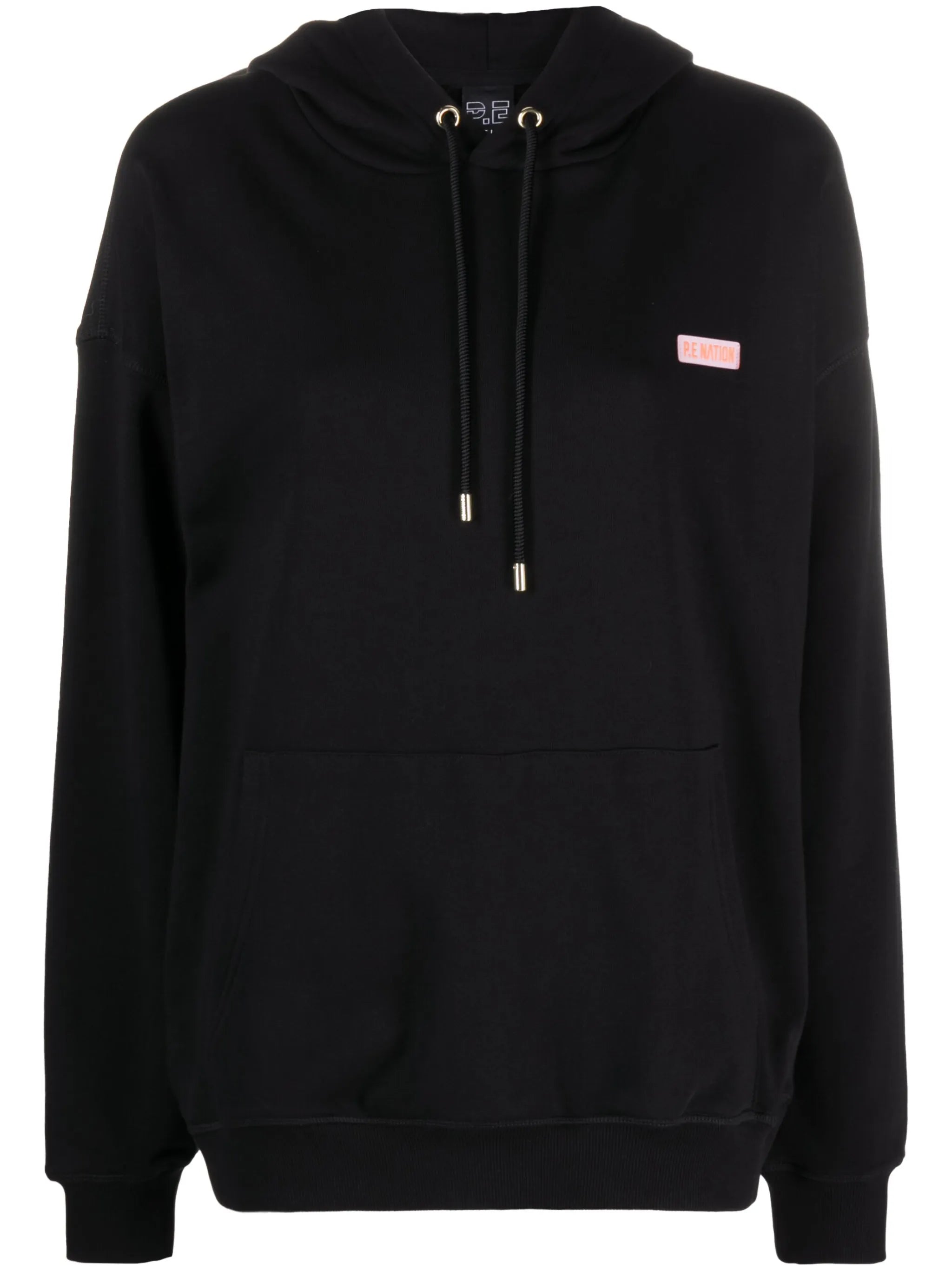graphic-print cotton hoodie