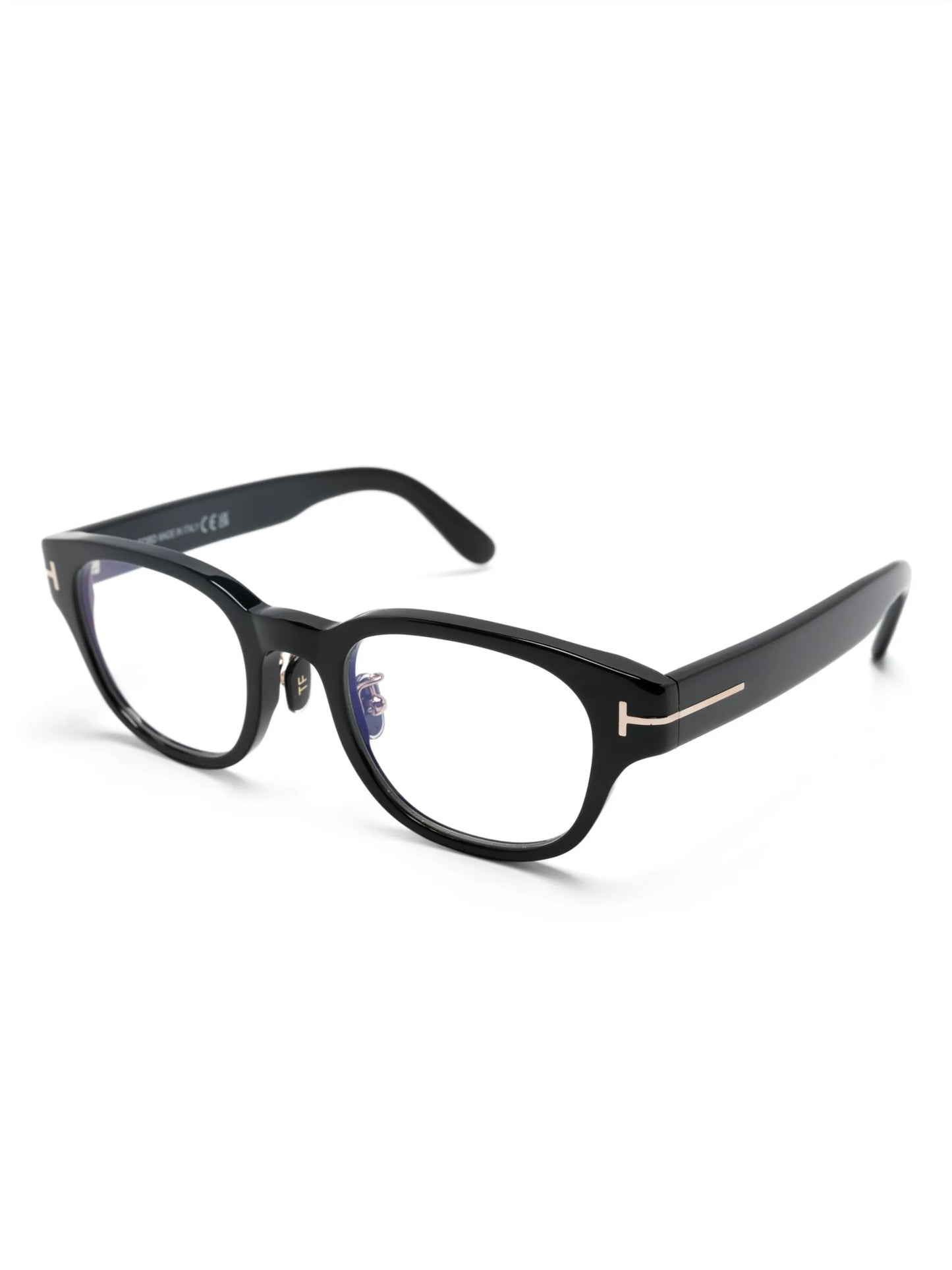 square-frame acetate glasses