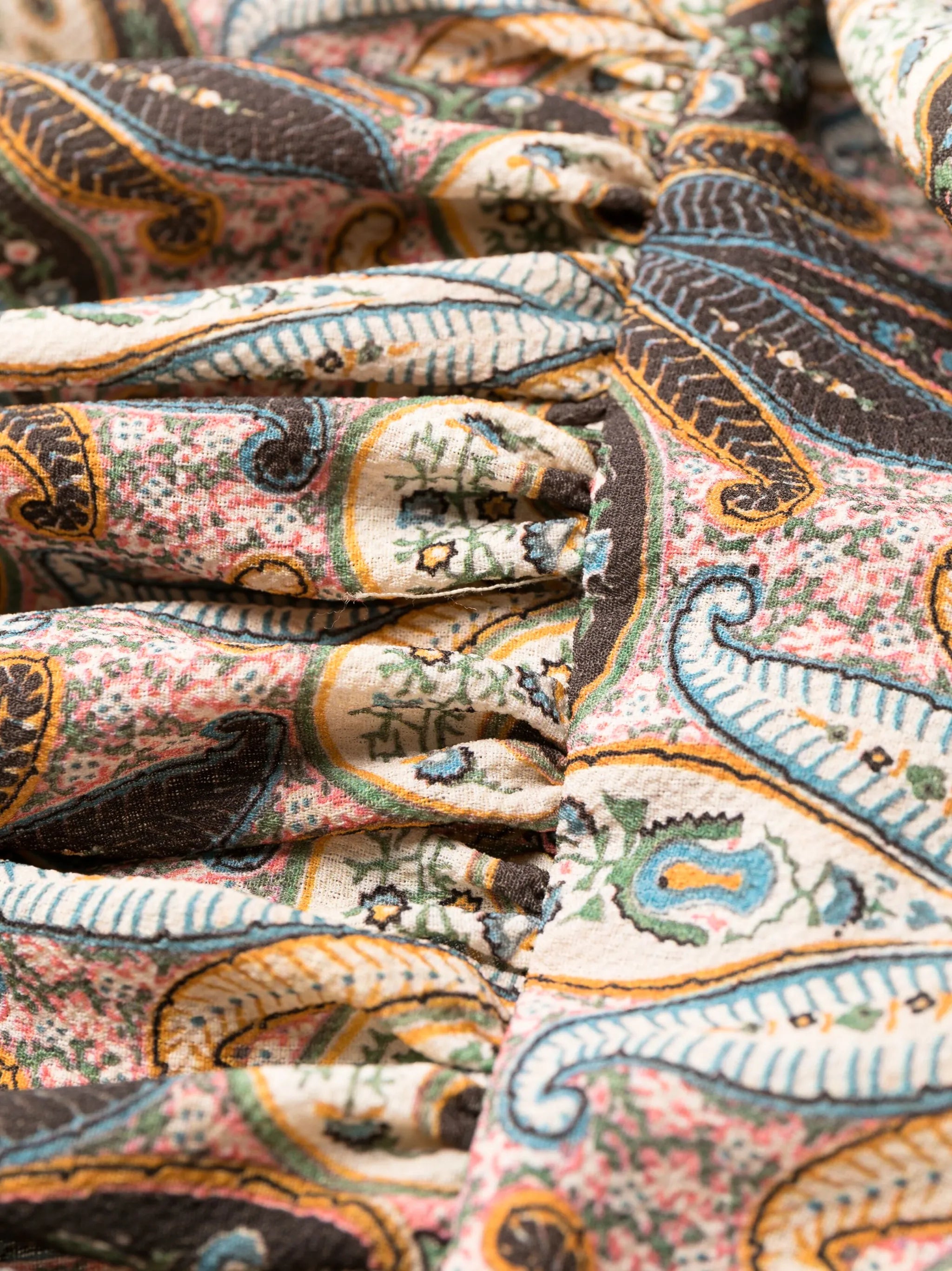 graphic-print silk midi dress