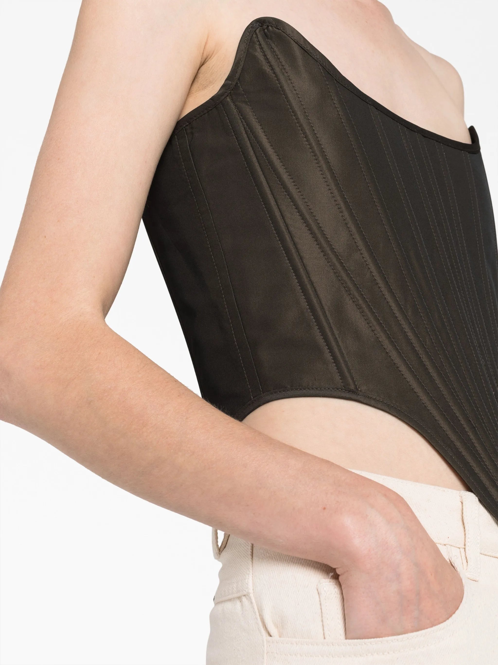 lace-up shaped corset