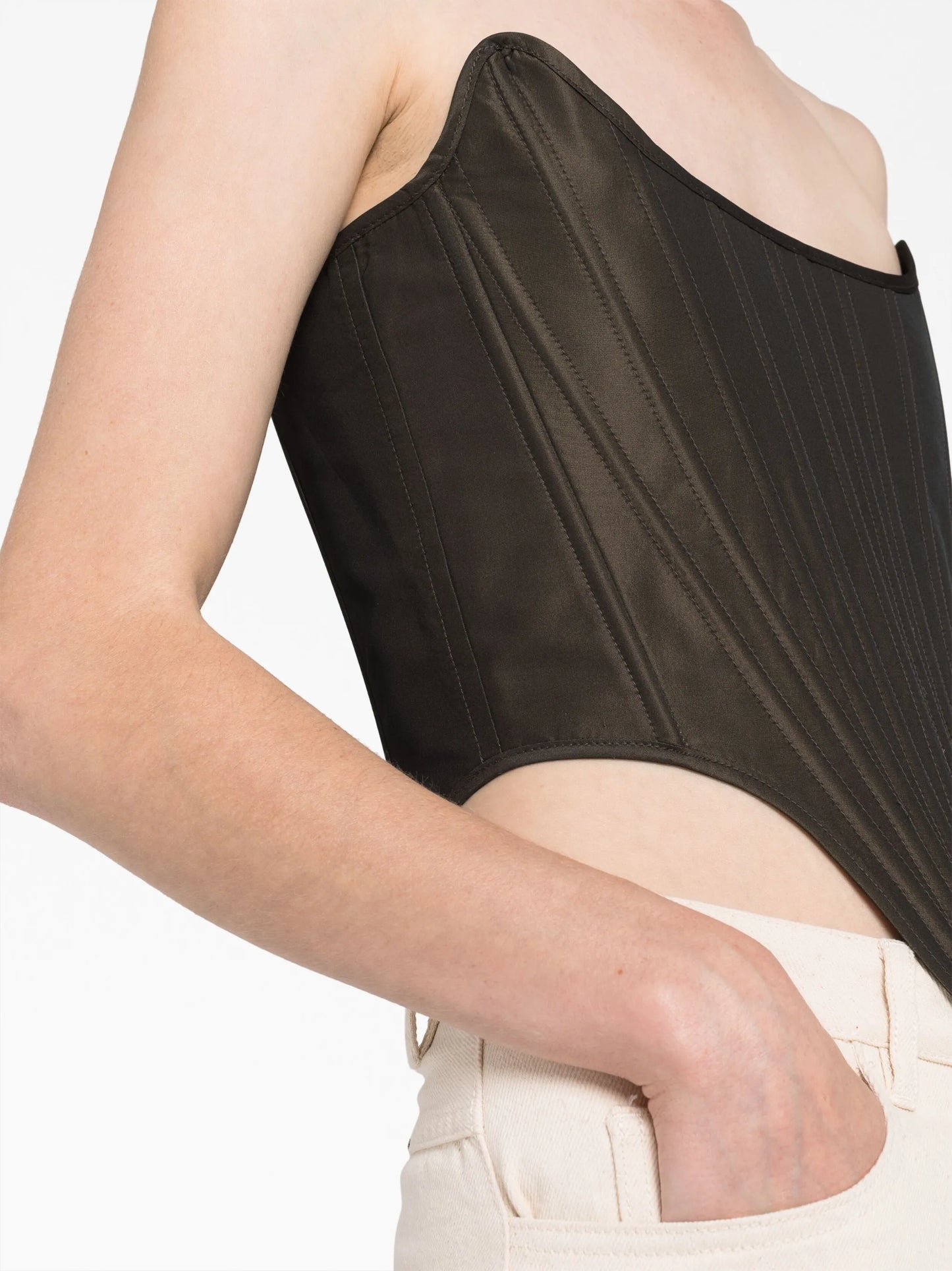 lace-up shaped corset