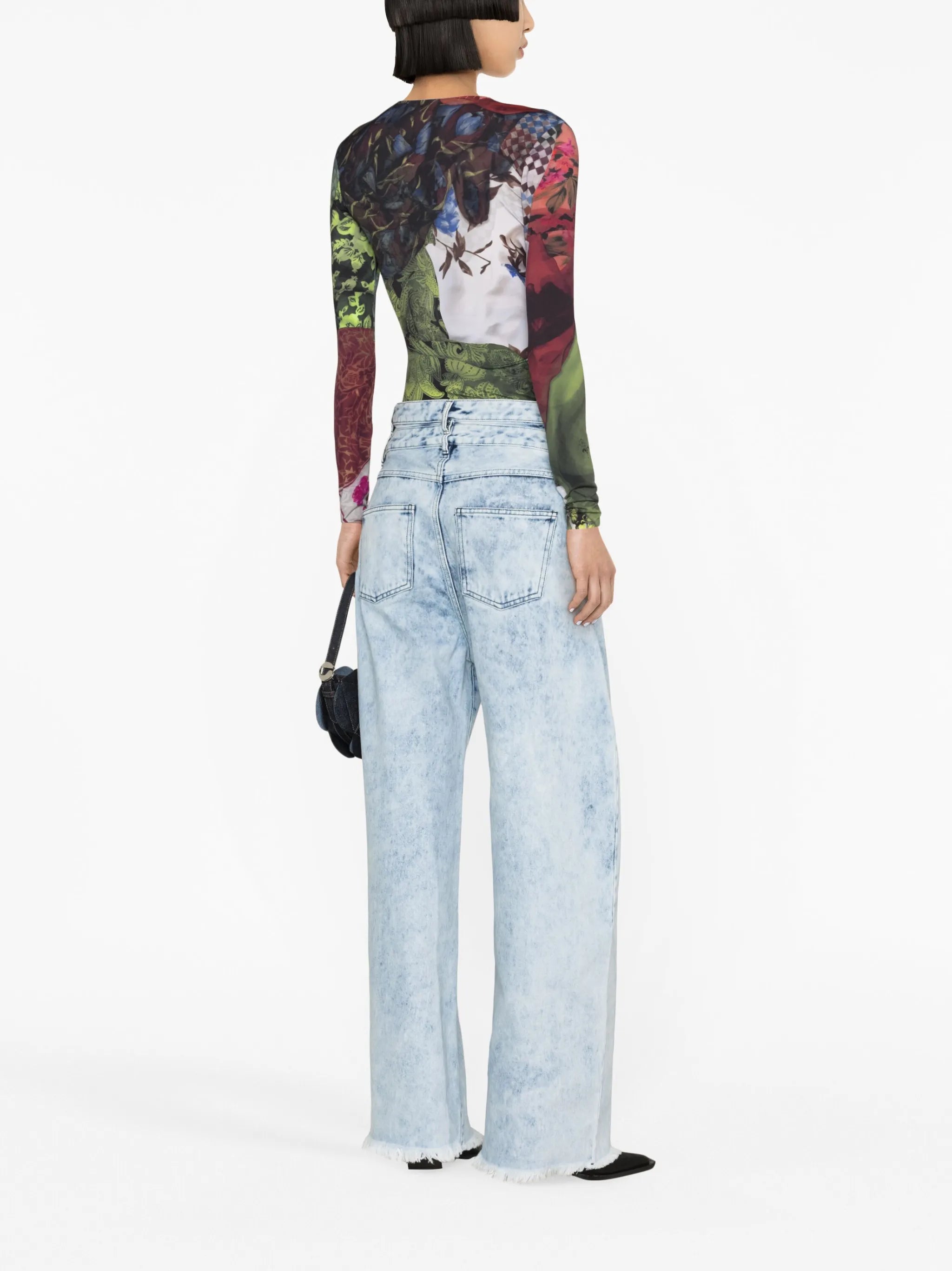 Double-waist boyfriend jeans