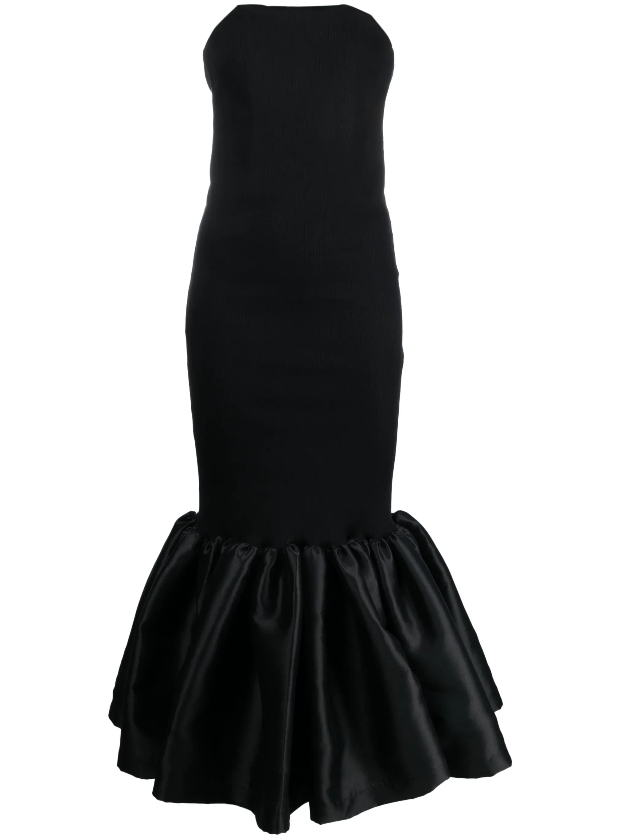 peplum midi dress