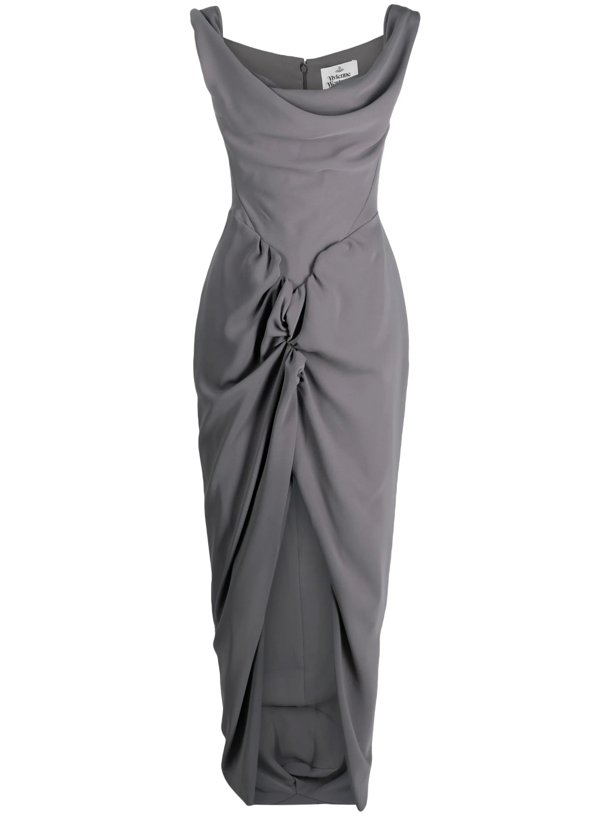 Panther draped dress