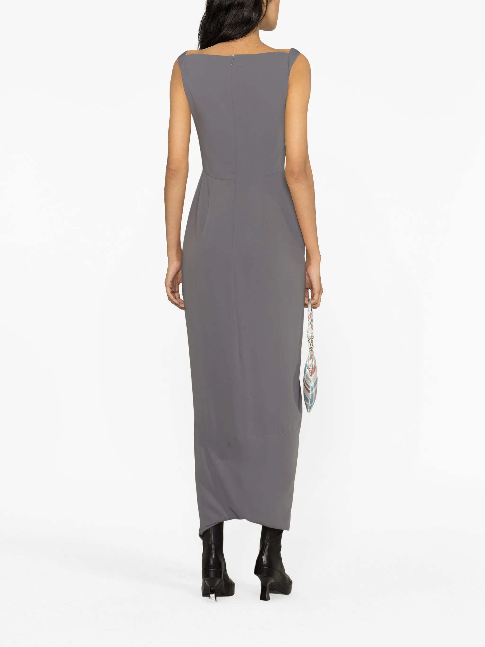 Panther draped dress