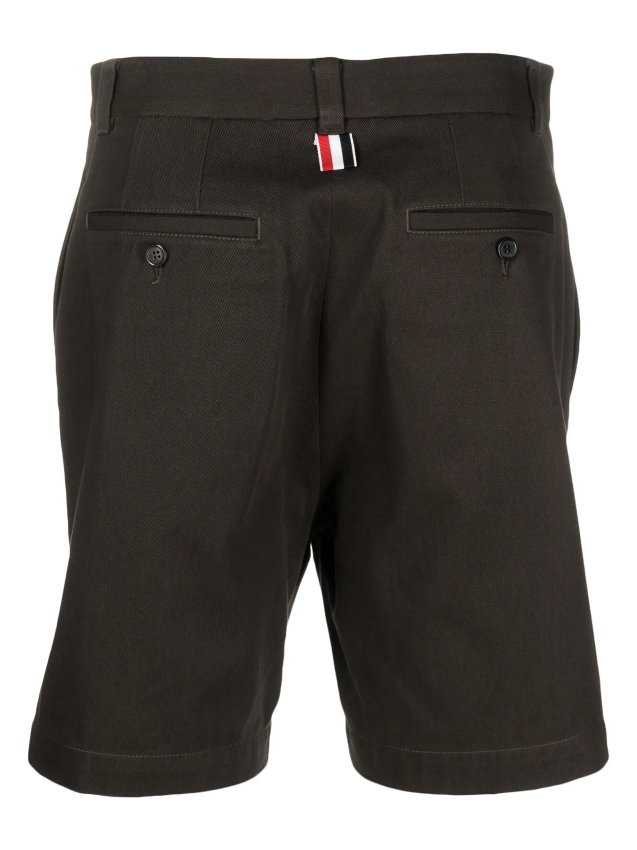 pleated tailored shorts