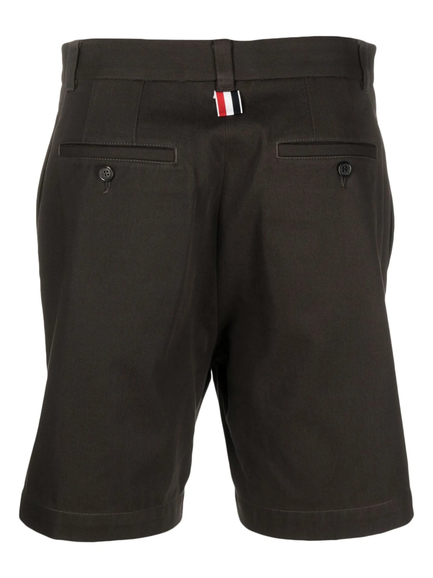 pleated tailored shorts