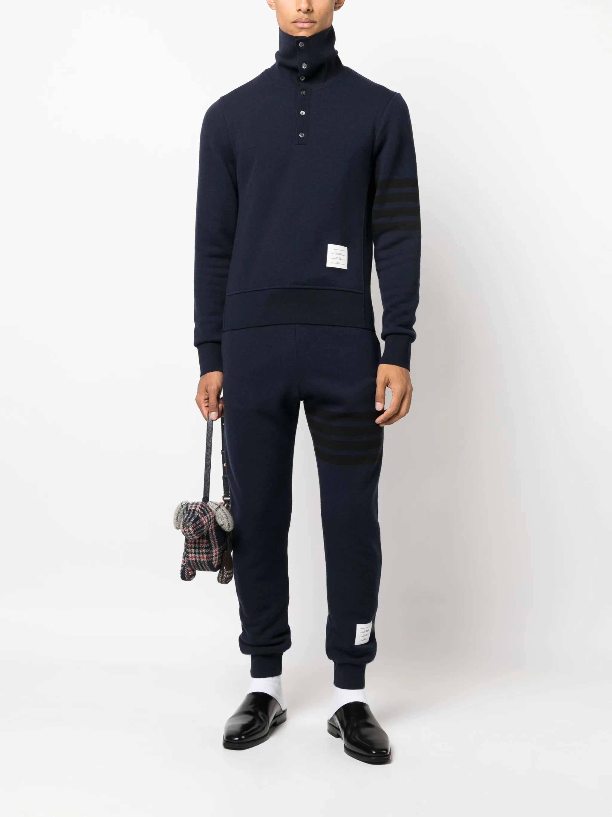 4-Bar wool jumper
