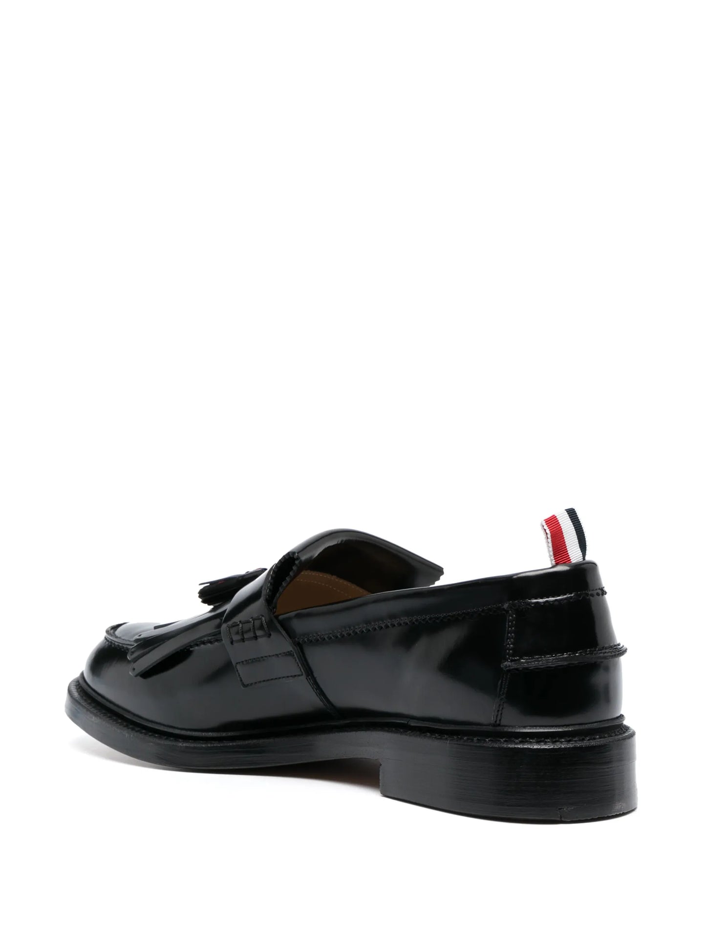 tassel kilt leather loafers