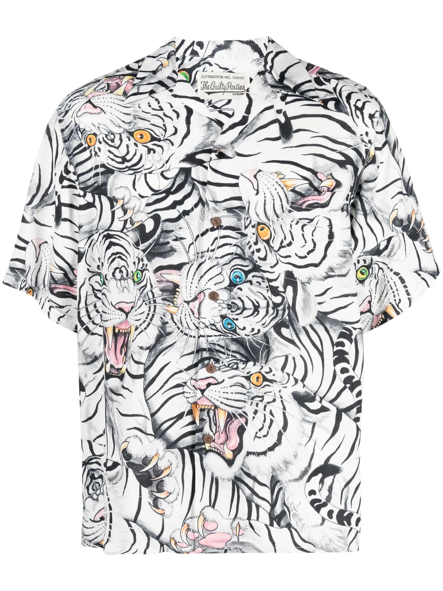 x Tim Lehi spread-collar shirt