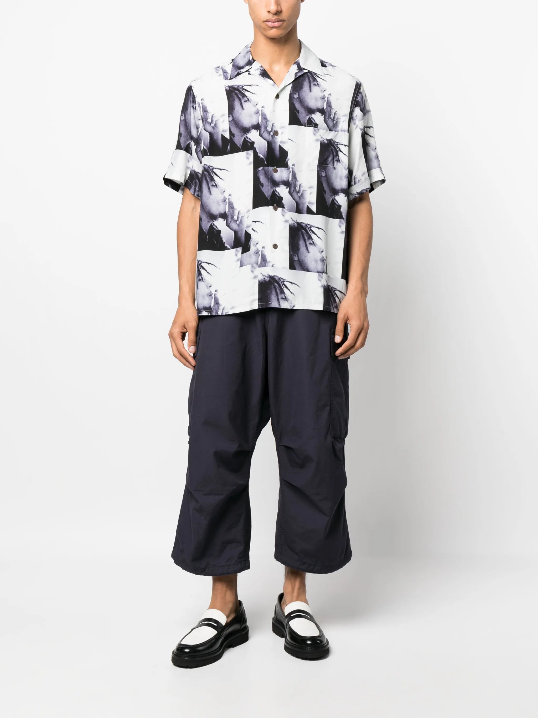 Bob Marley graphic-print shirt