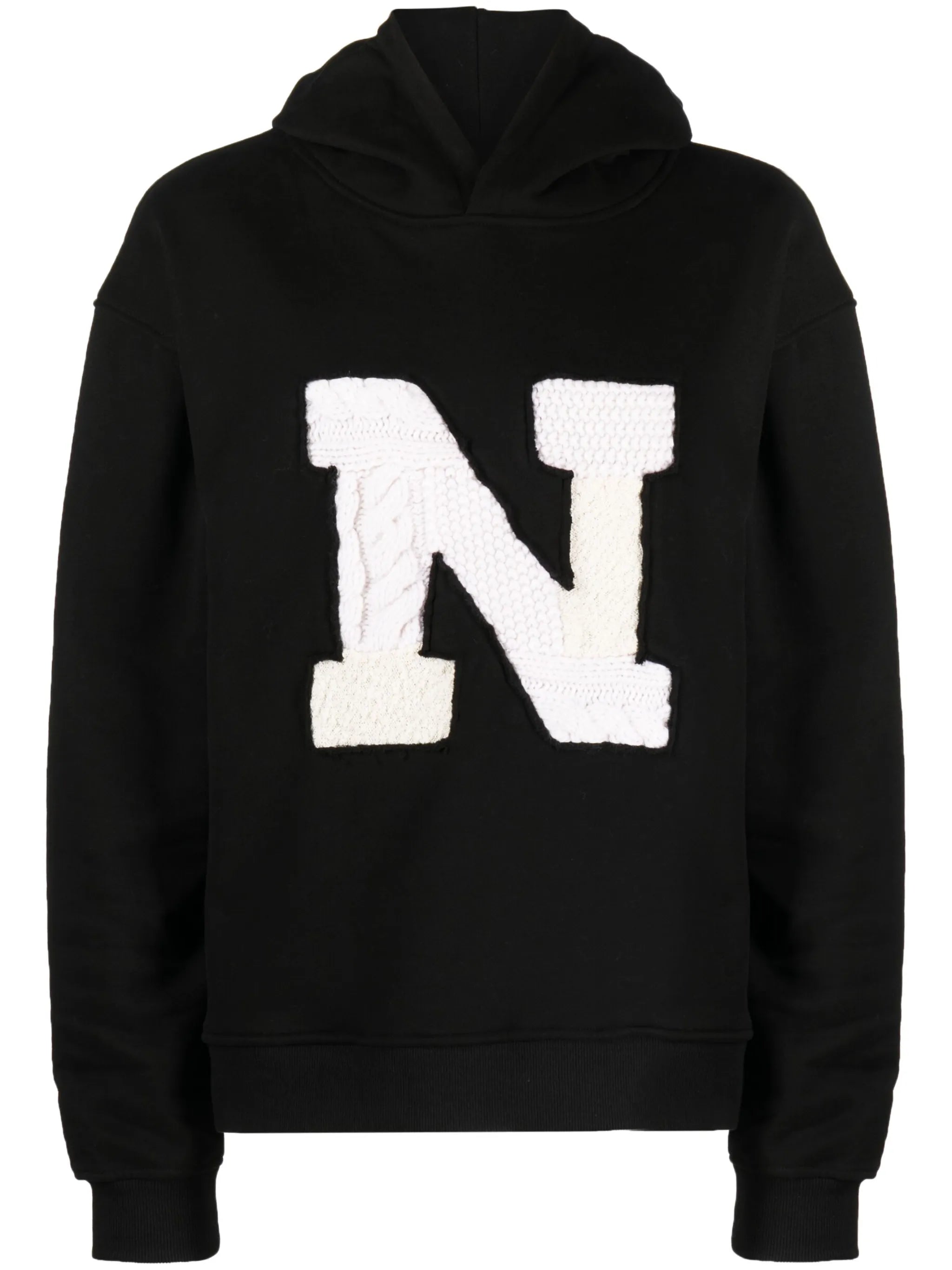 logo-patch patchwork-detail hoodie