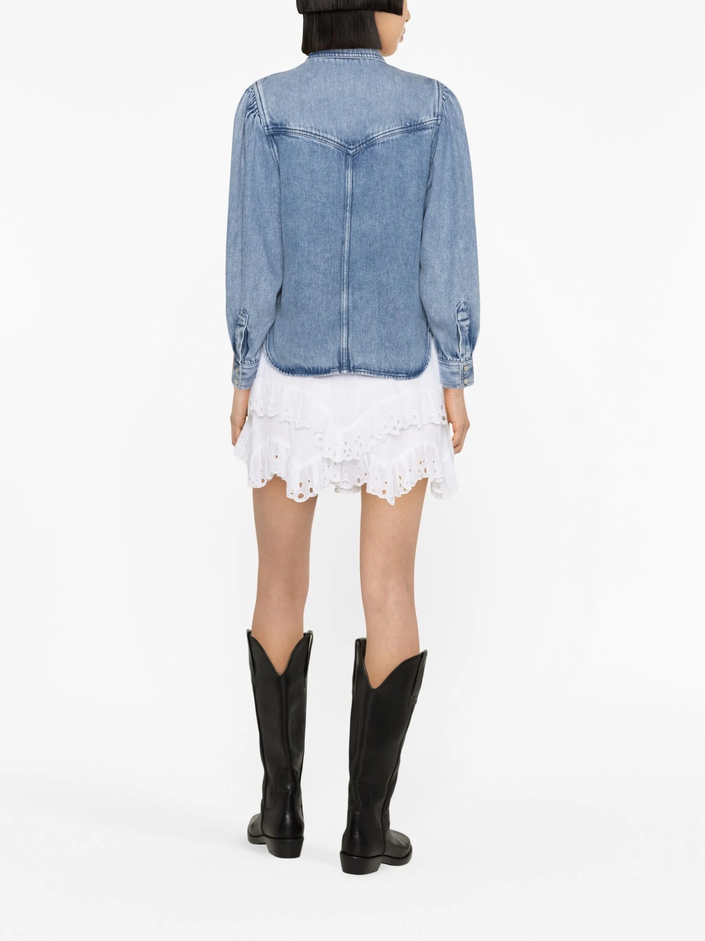 lyocell denim shirt