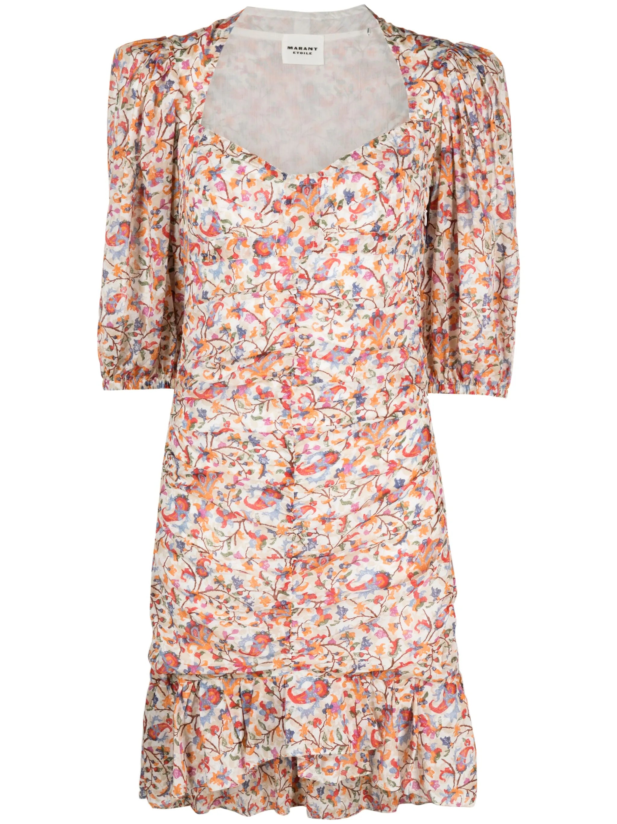 Lunesa floral-print mini dress