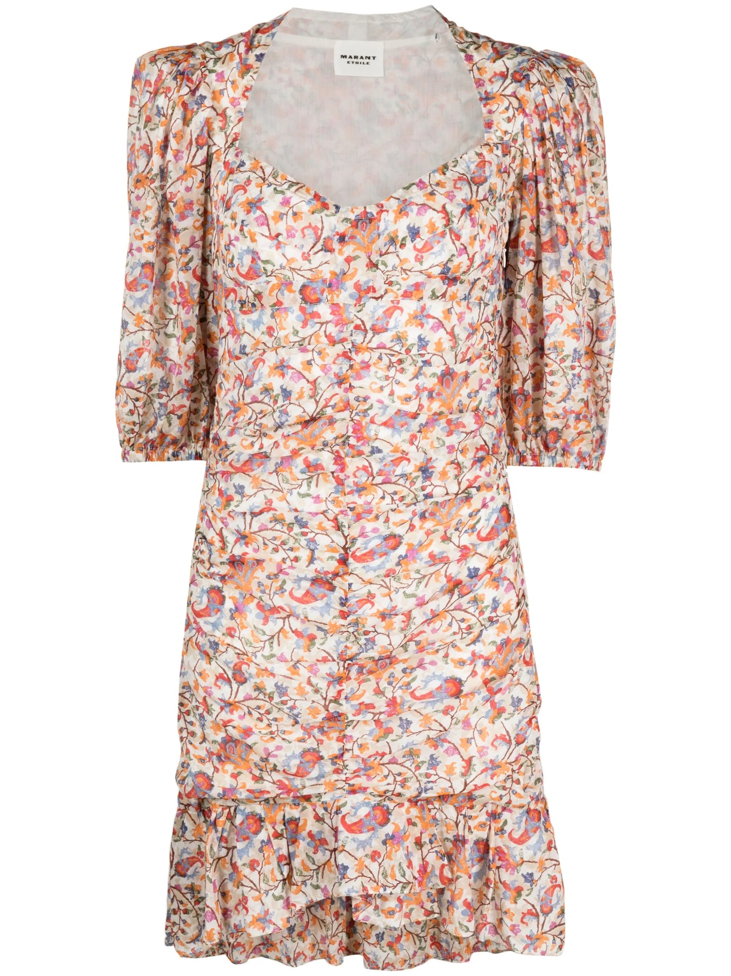 Lunesa floral-print mini dress