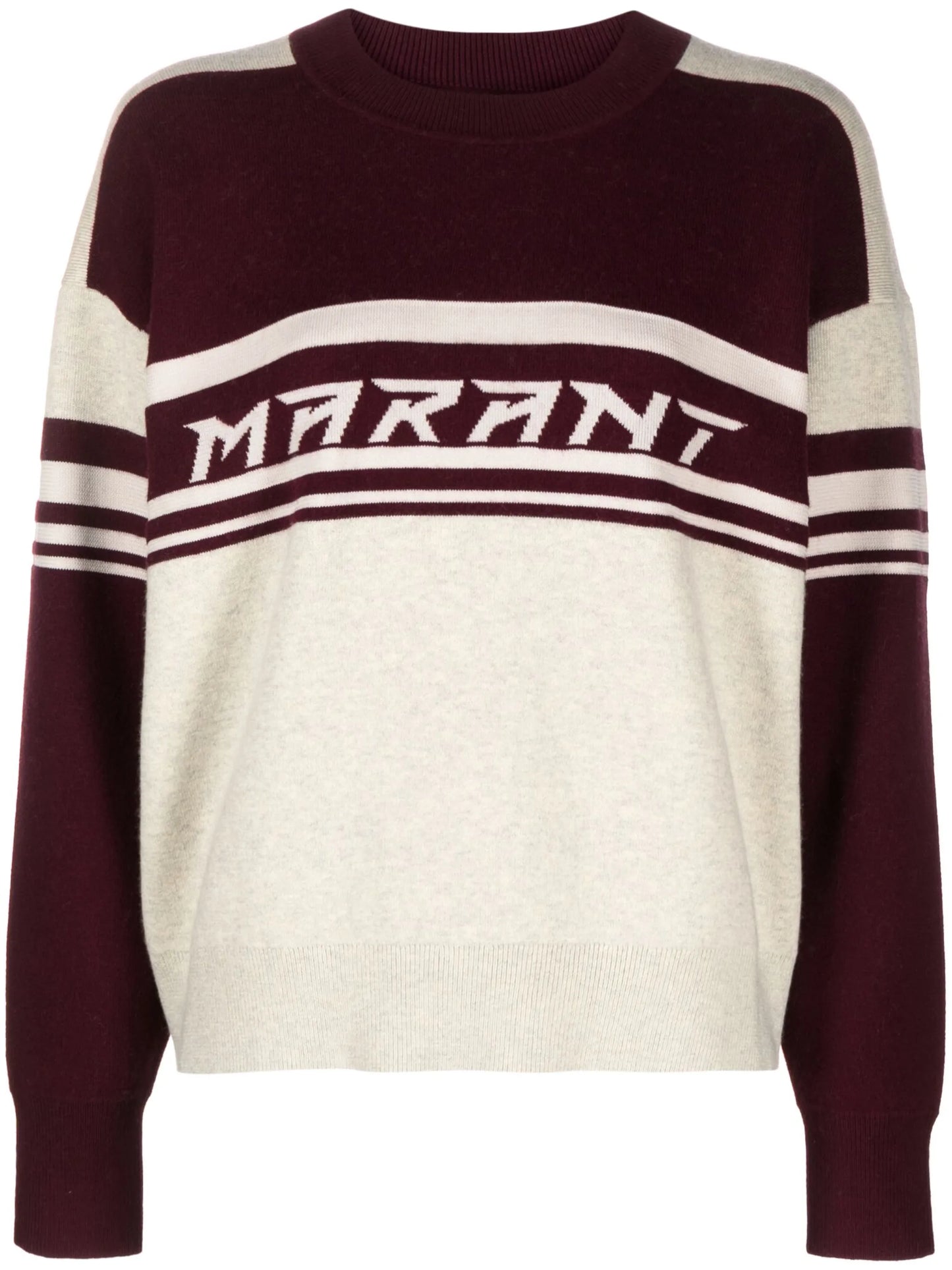 Callie logo-intarsia cotton jumper