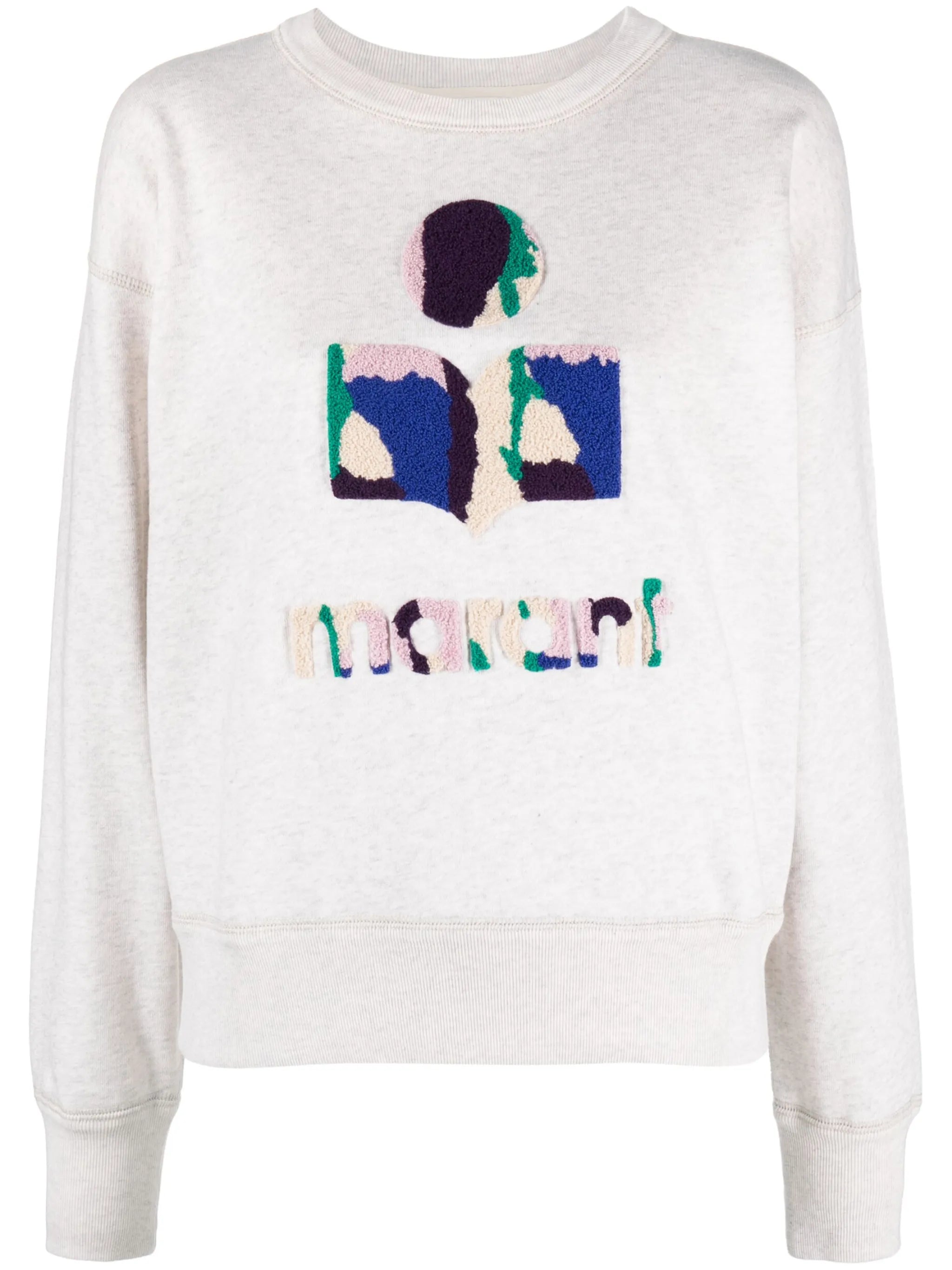 Mobyli logo-appliqué sweatshirt
