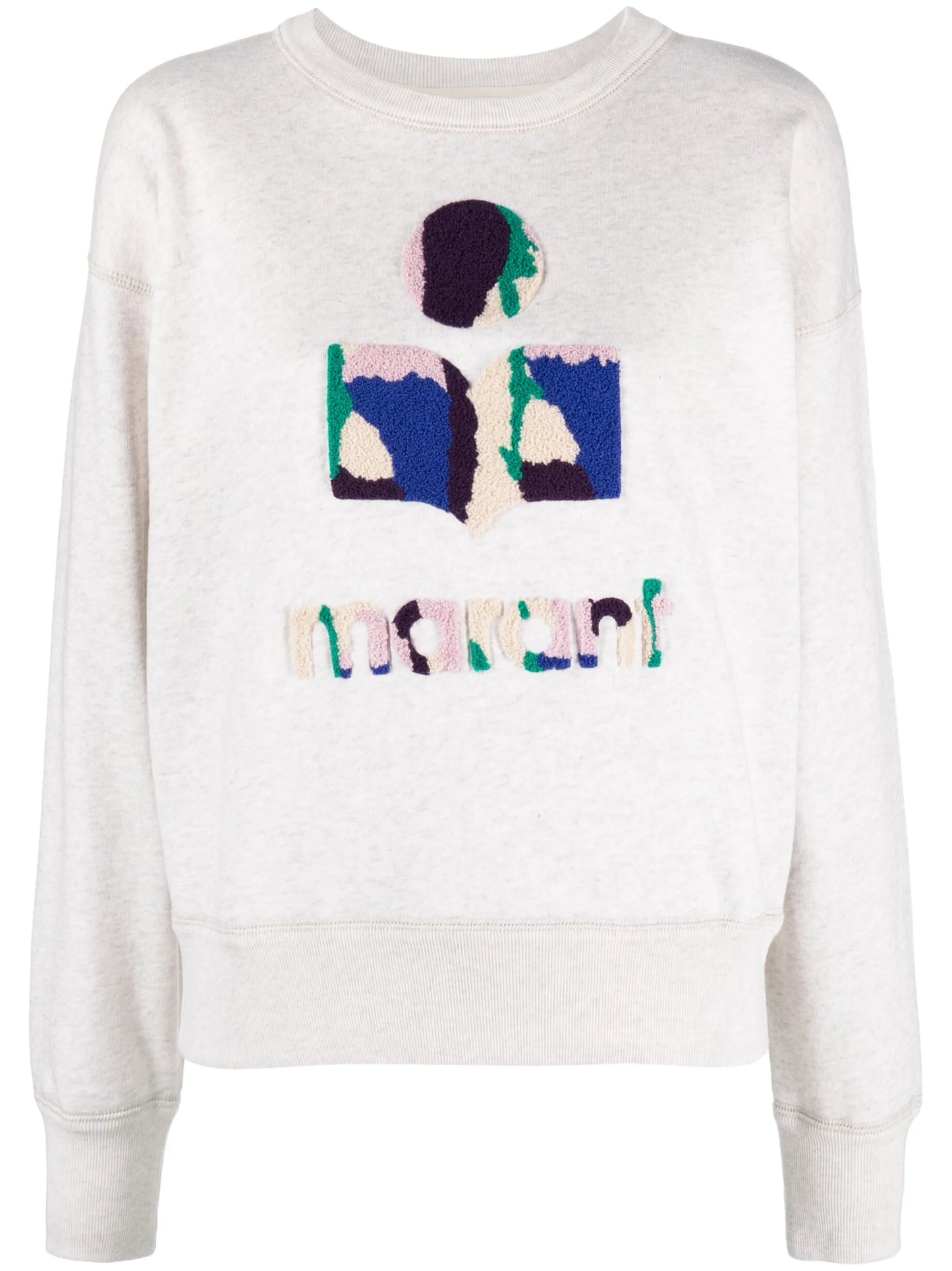 Mobyli logo-appliqué sweatshirt