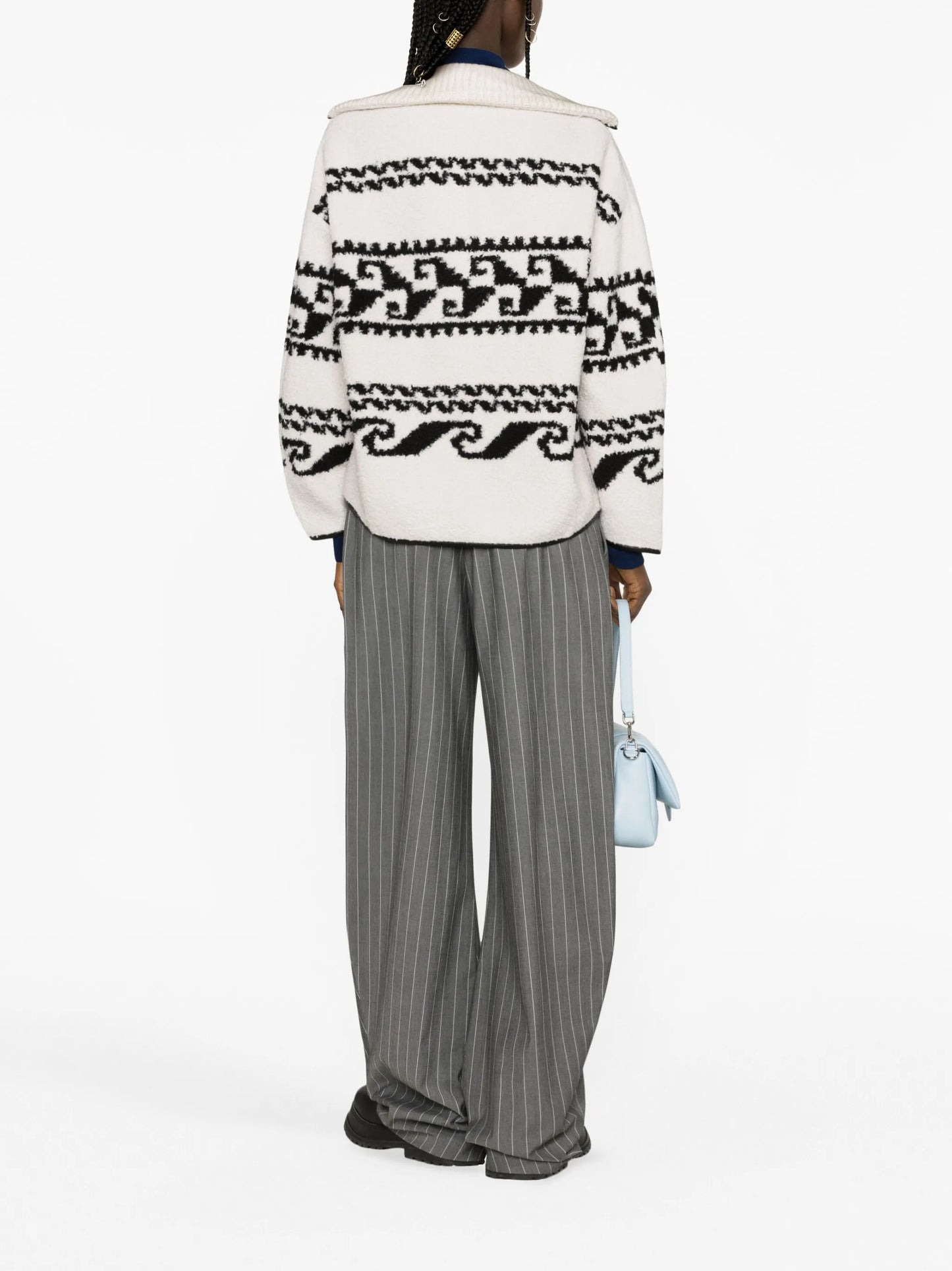 Marner printed fleece jumper