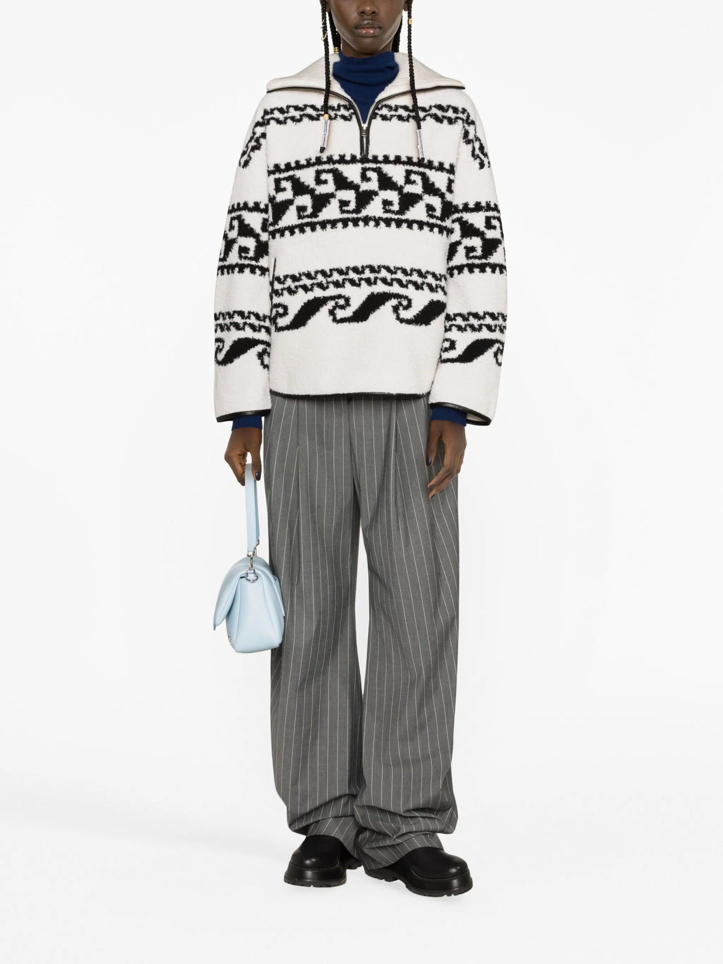 Marner printed fleece jumper