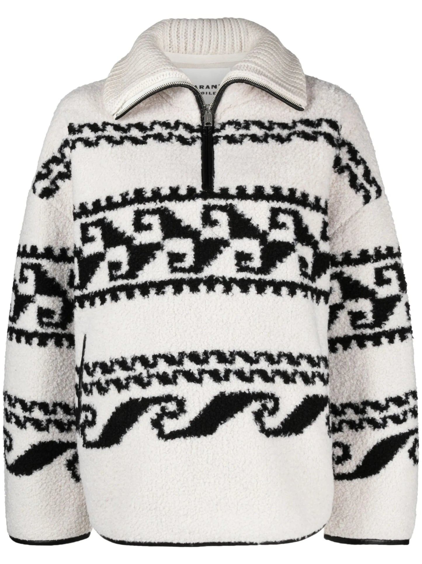 Marner printed fleece jumper