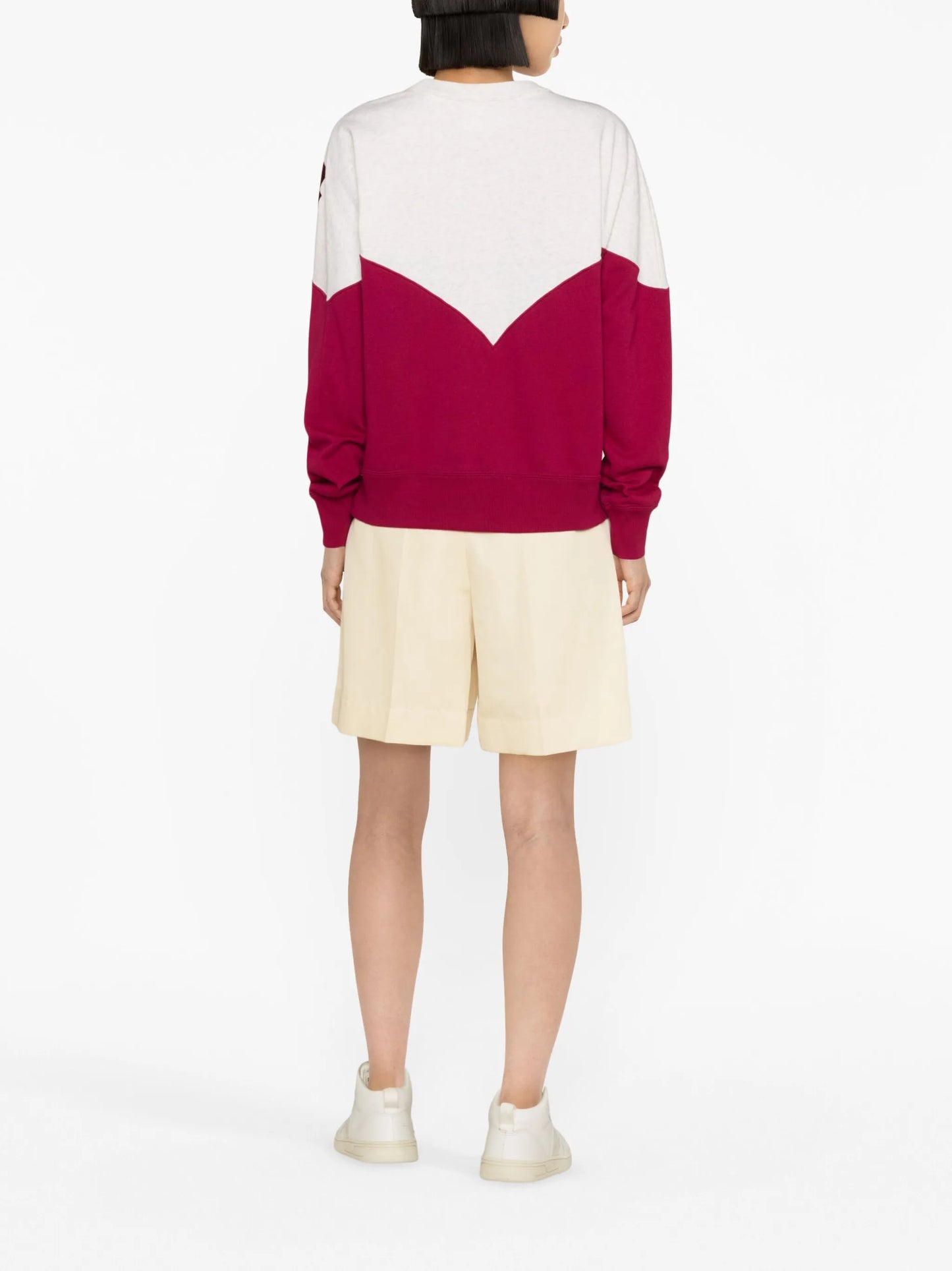 Houston flocked-logo sweatshirt