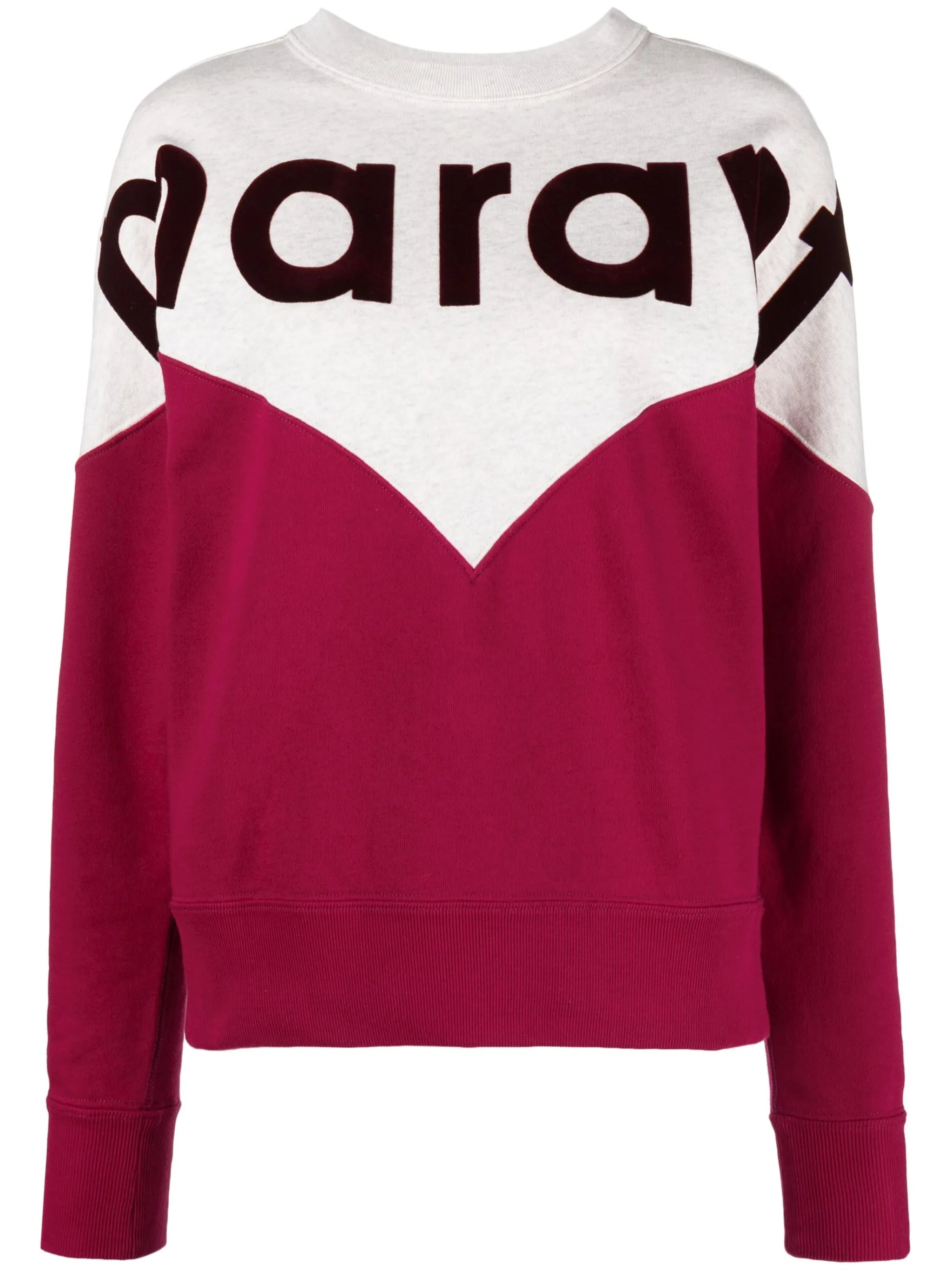 Houston flocked-logo sweatshirt