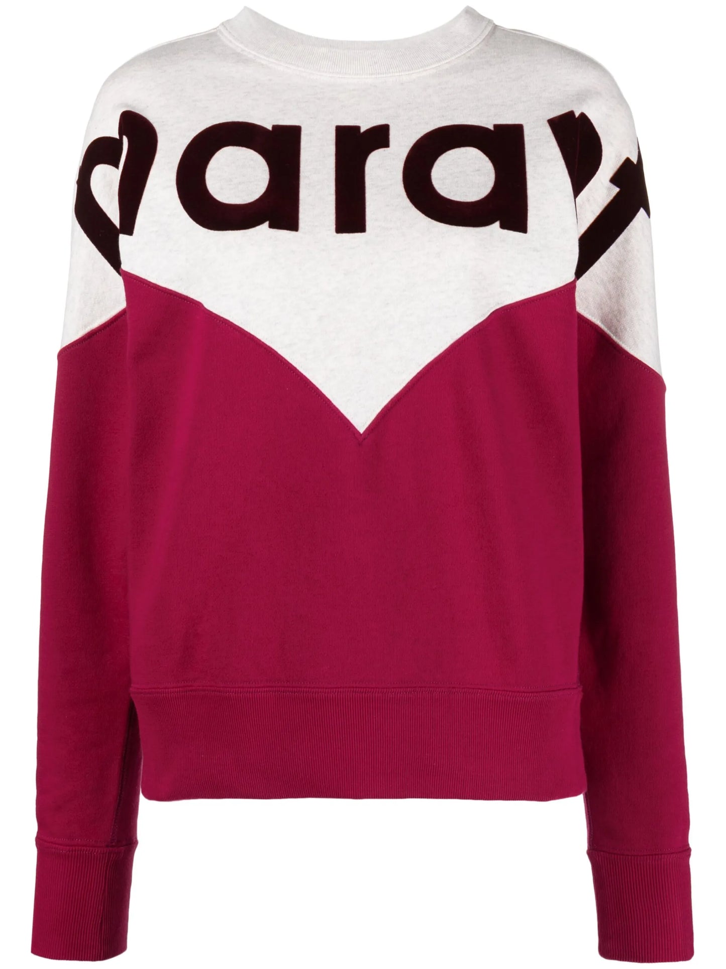 Houston flocked-logo sweatshirt