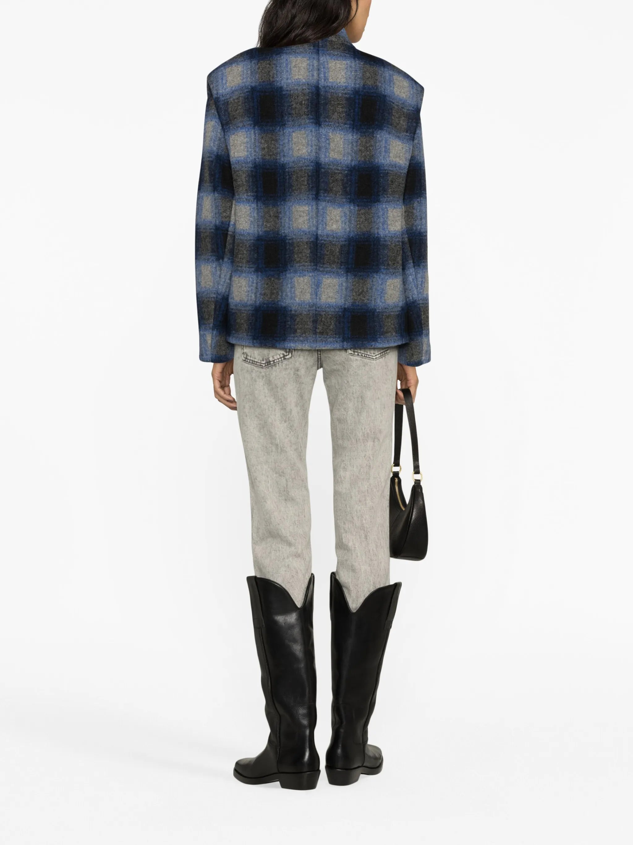 Drogo check-pattern jacket