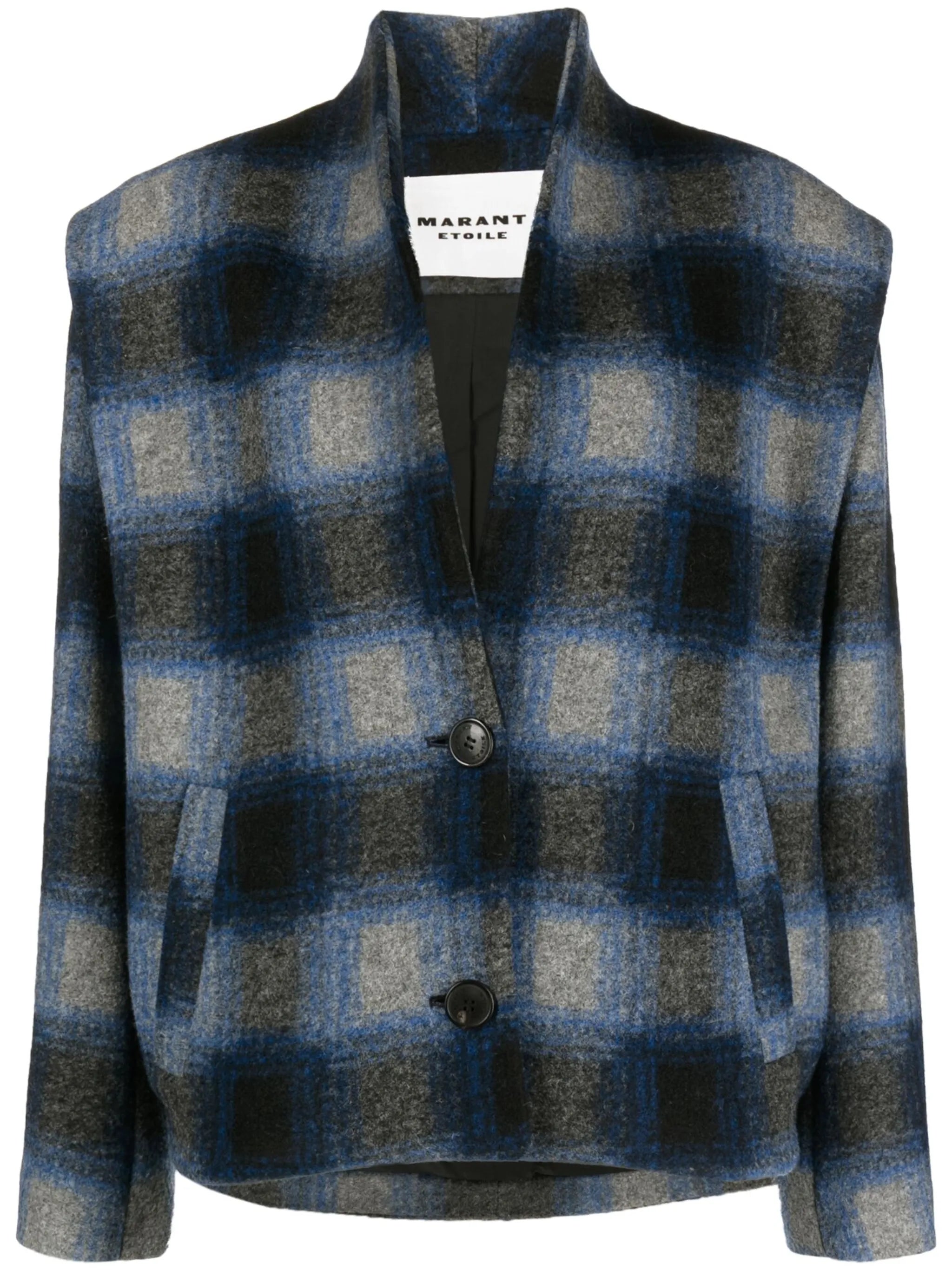 Drogo check-pattern jacket